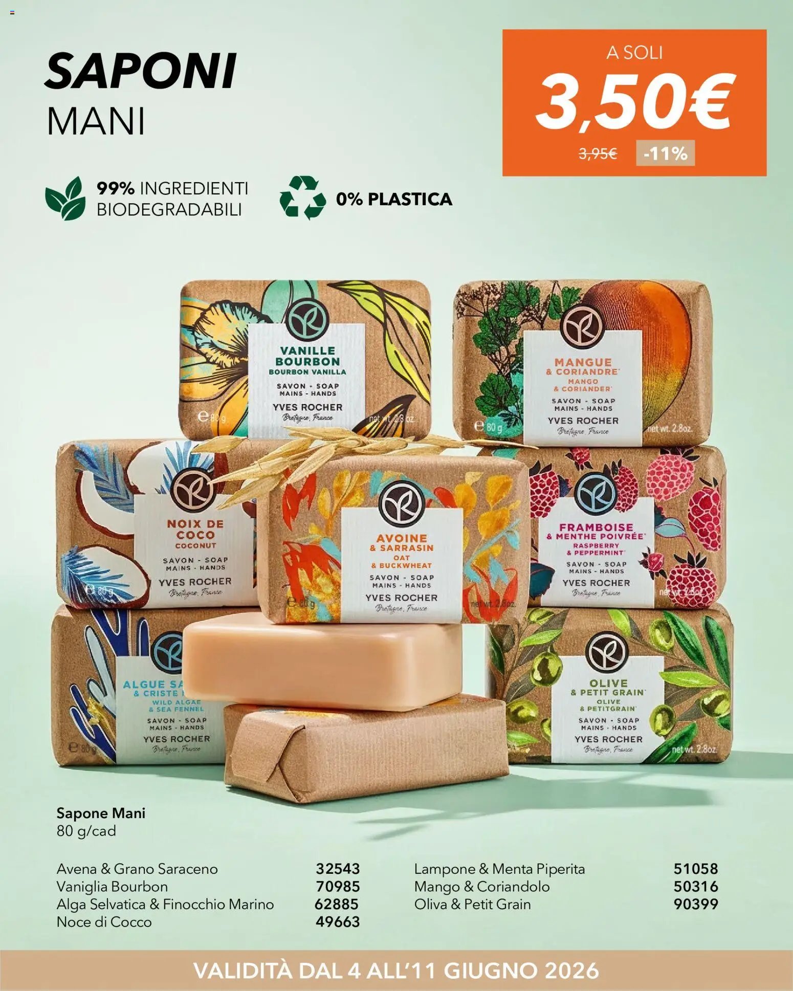 Yves Rocher volantino dal 04/06/2026 Yves Rocher catalogo The Green Issue