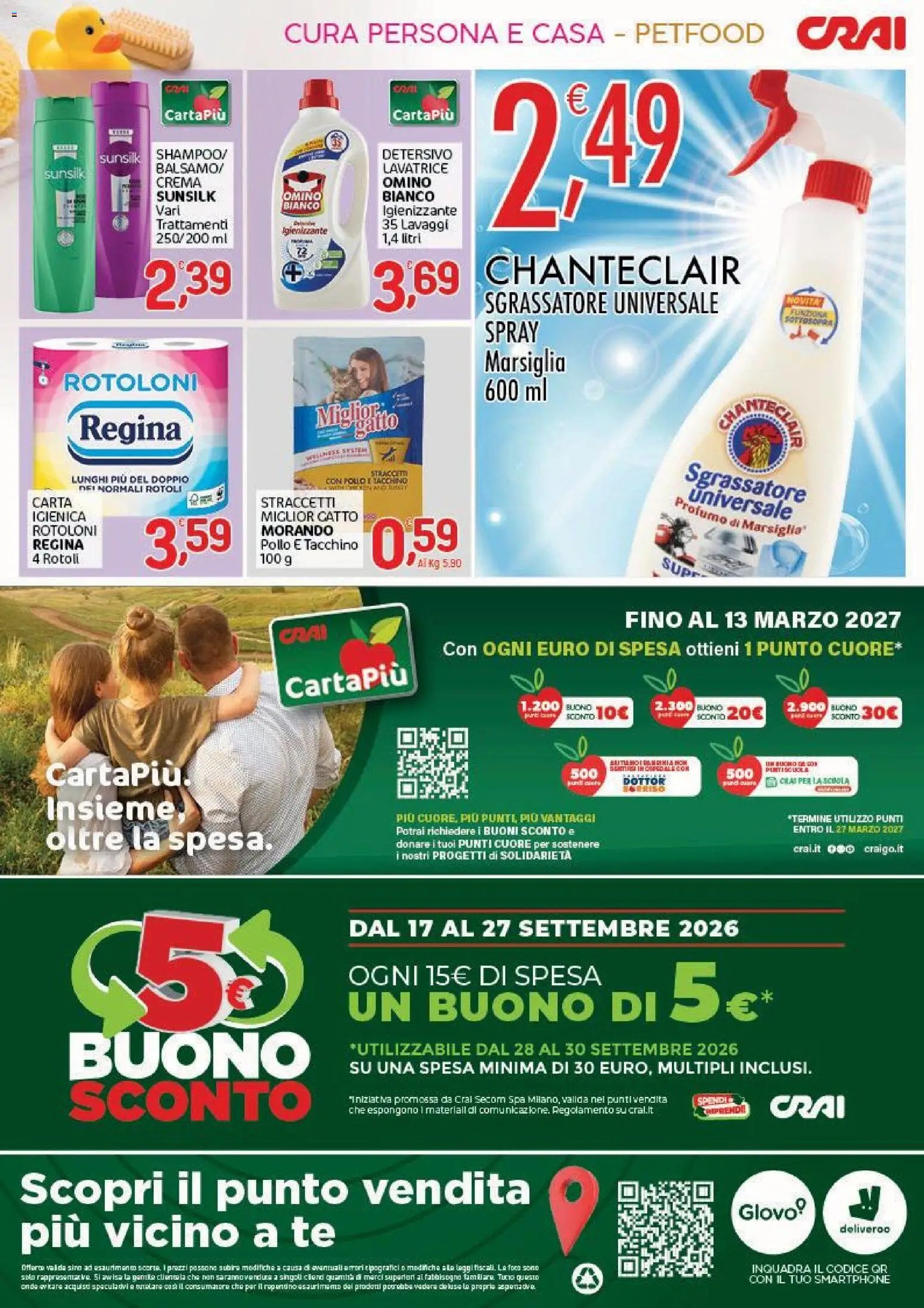 CRAI volantino dal 17/09/2026 CRAI volantino Cuor di Crai Valmontone