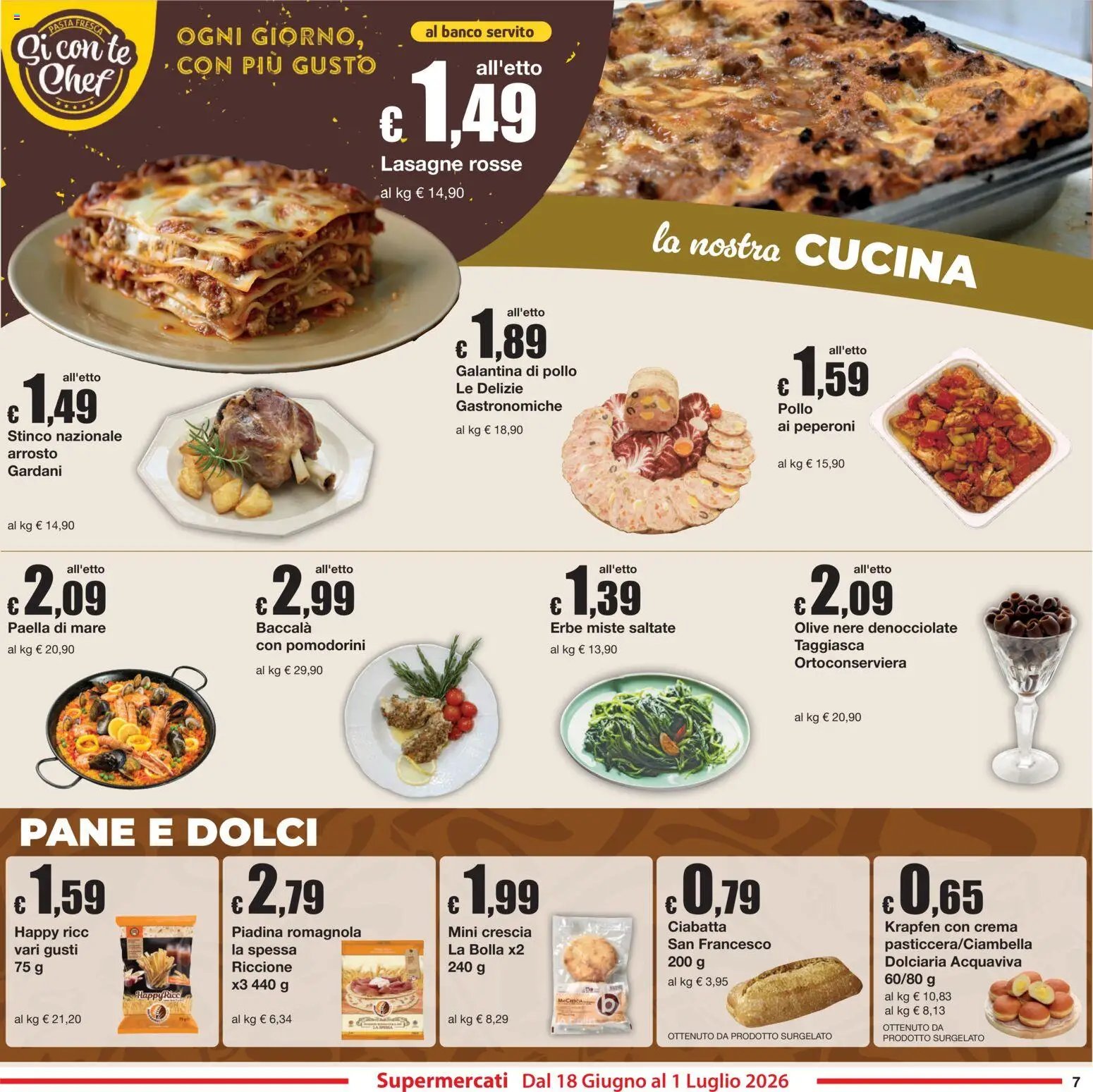 Sì con Te volantino dal 18/06/2026 Sì con Te volantino
