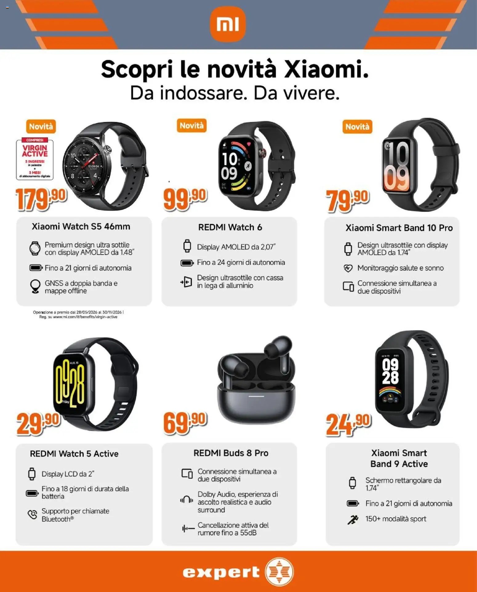 Expert volantino dal 04/06/2026 Expert volantino Wearable