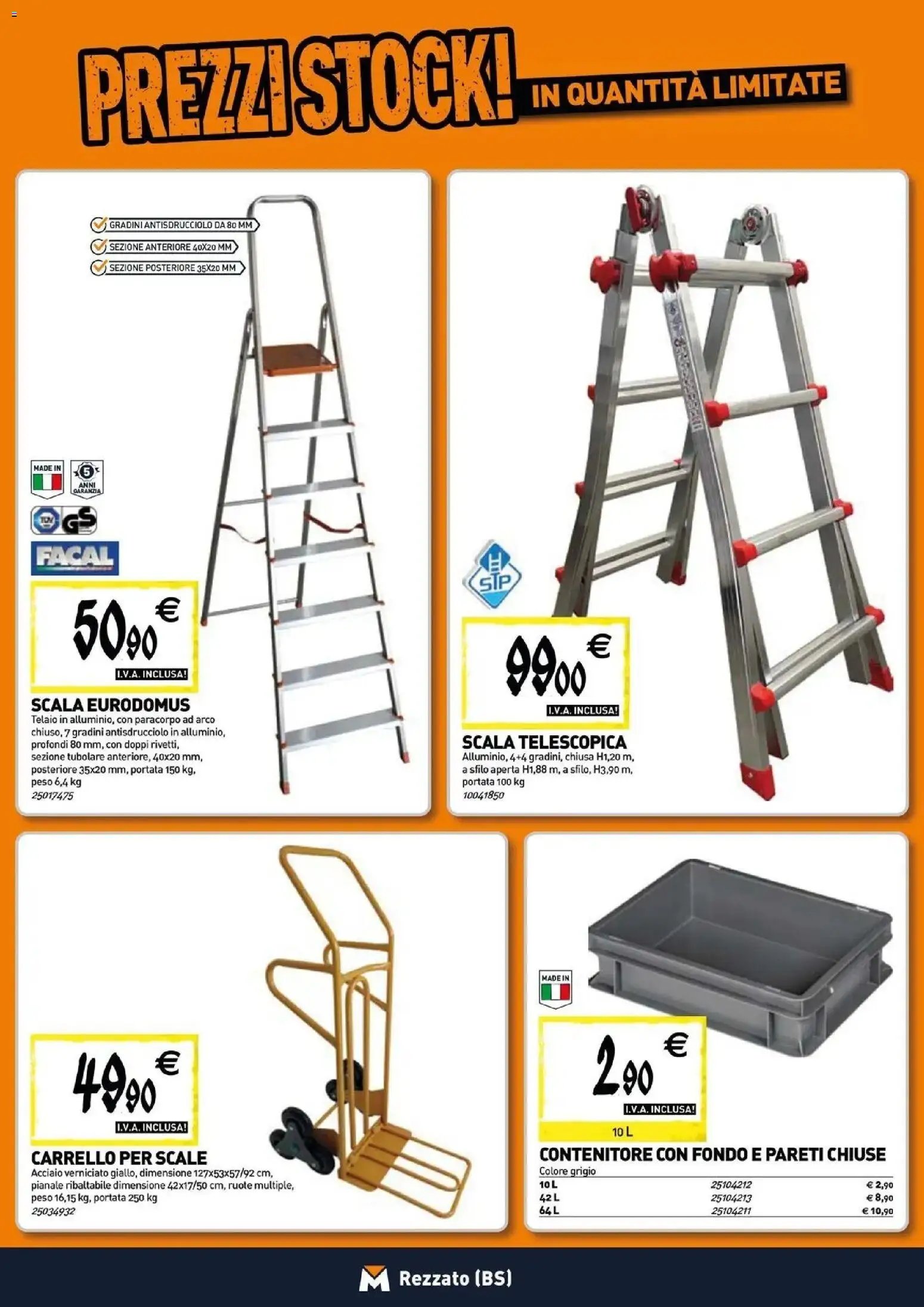 TECNOMAT volantino dal 24/06/2026 Straordinari prezzi stock!
