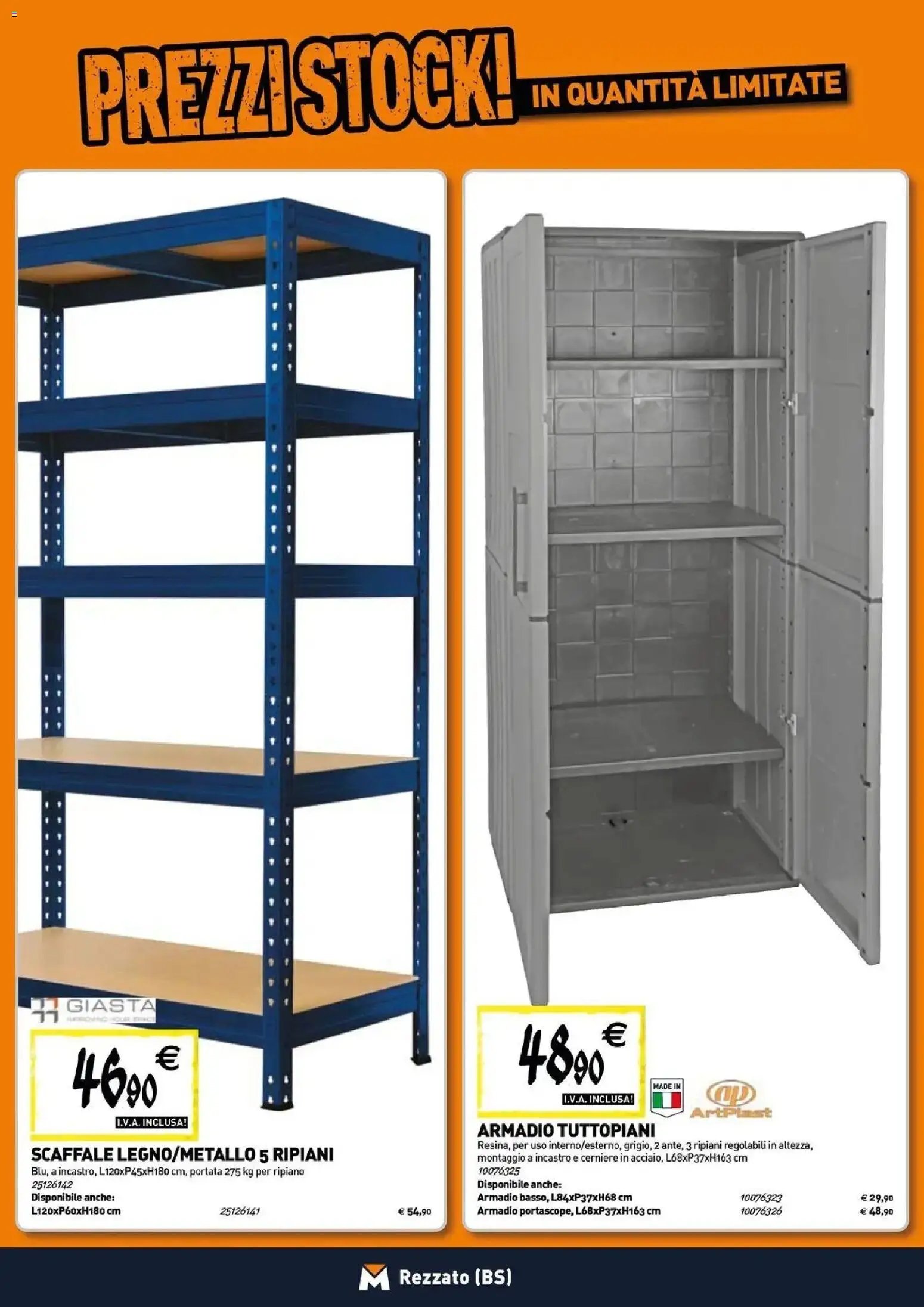 TECNOMAT volantino dal 24/06/2026 Straordinari prezzi stock!