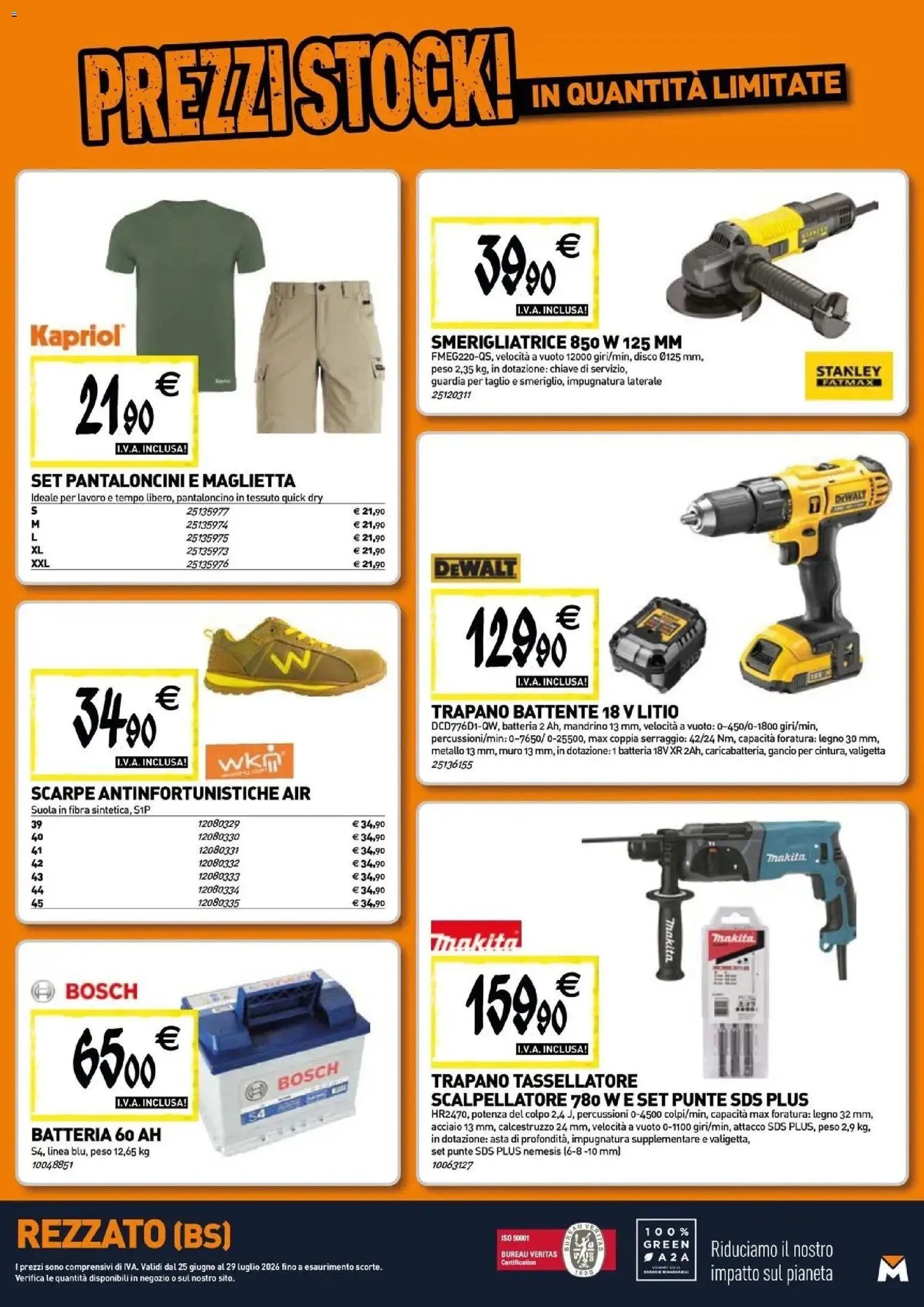 TECNOMAT volantino dal 24/06/2026 Straordinari prezzi stock!