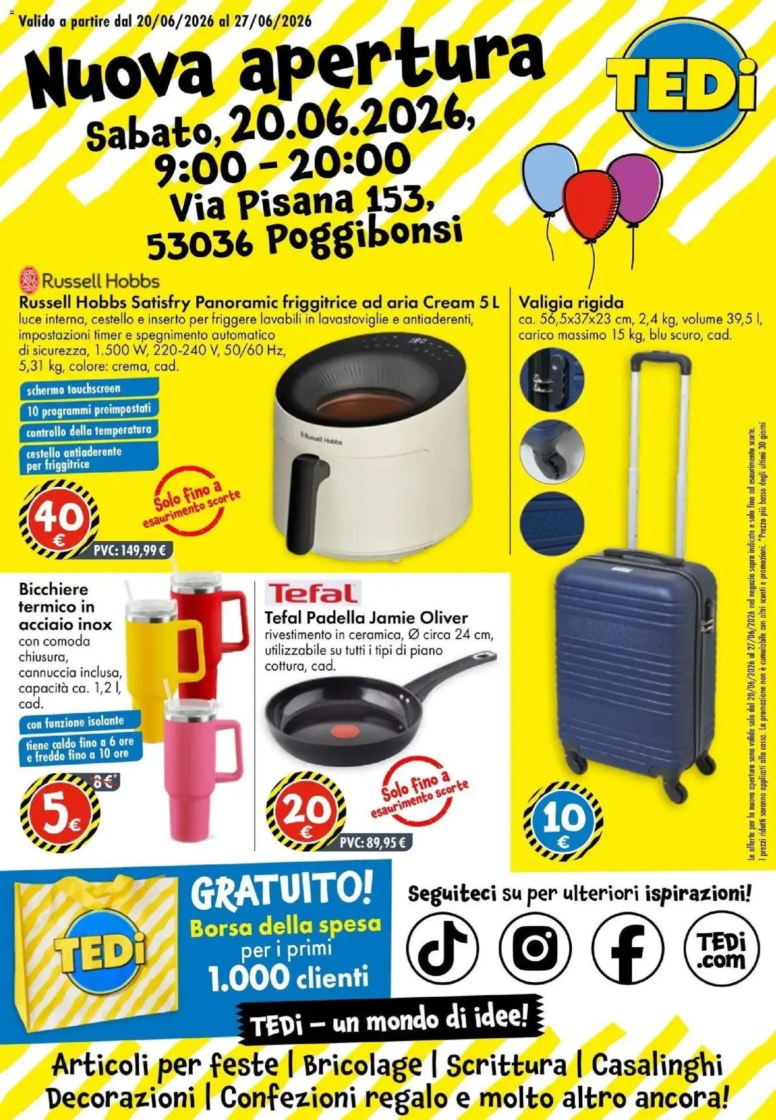 TEDi volantino dal 16/06/2026 Nuova apertura