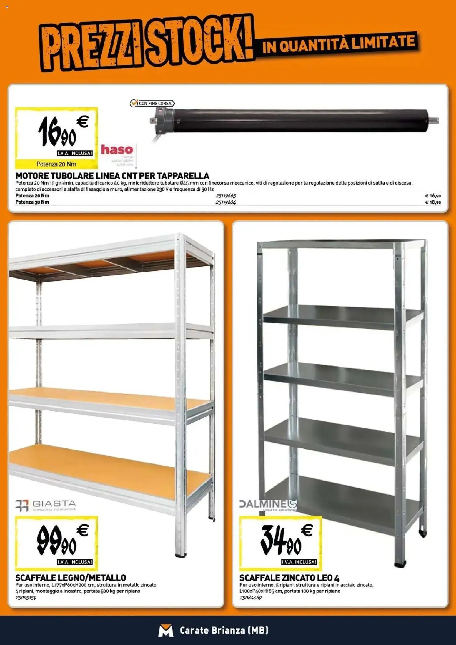 TECNOMAT volantino dal 27/05/2026 Straordinari prezzi stock!