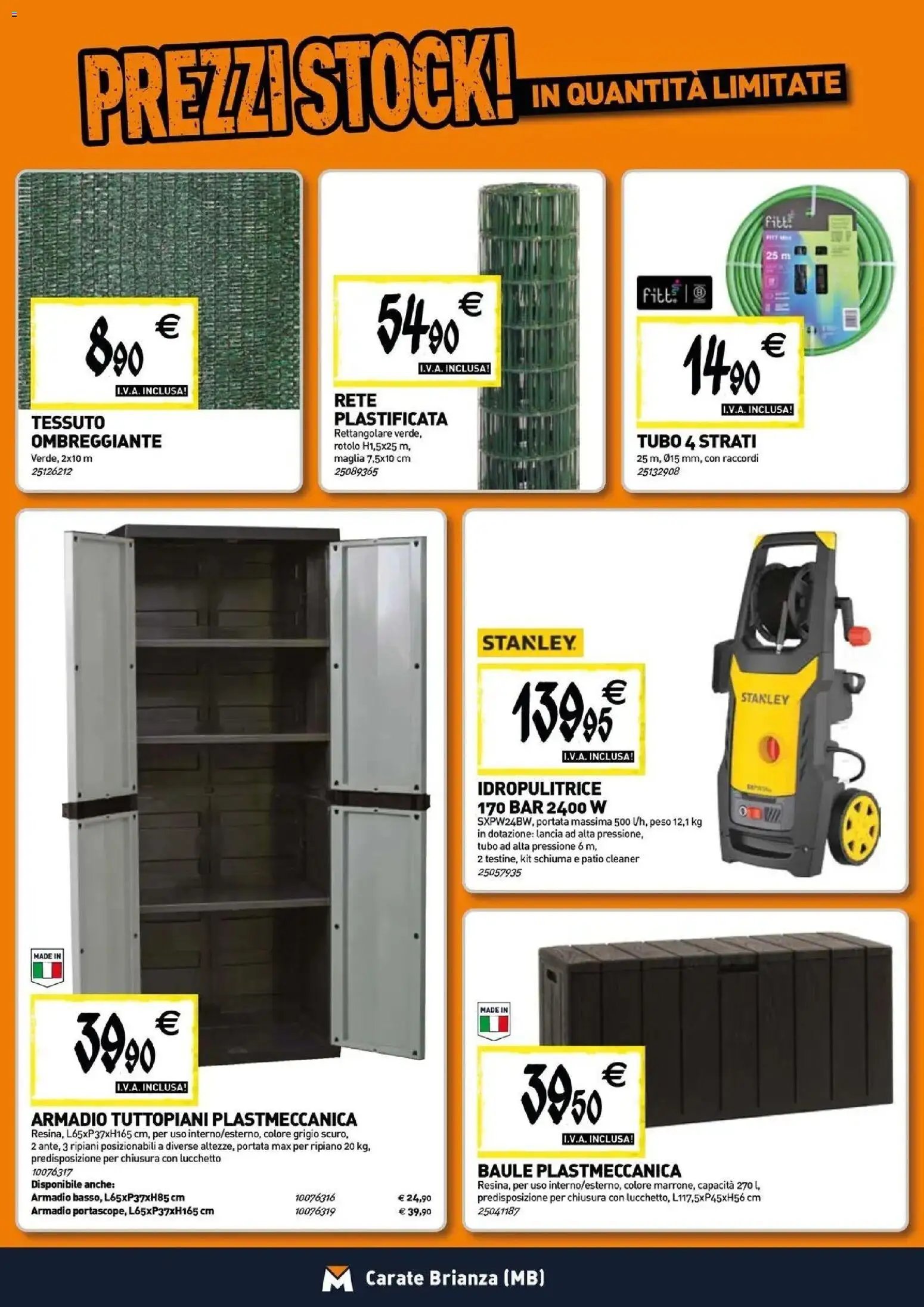 TECNOMAT volantino dal 27/05/2026 Straordinari prezzi stock!