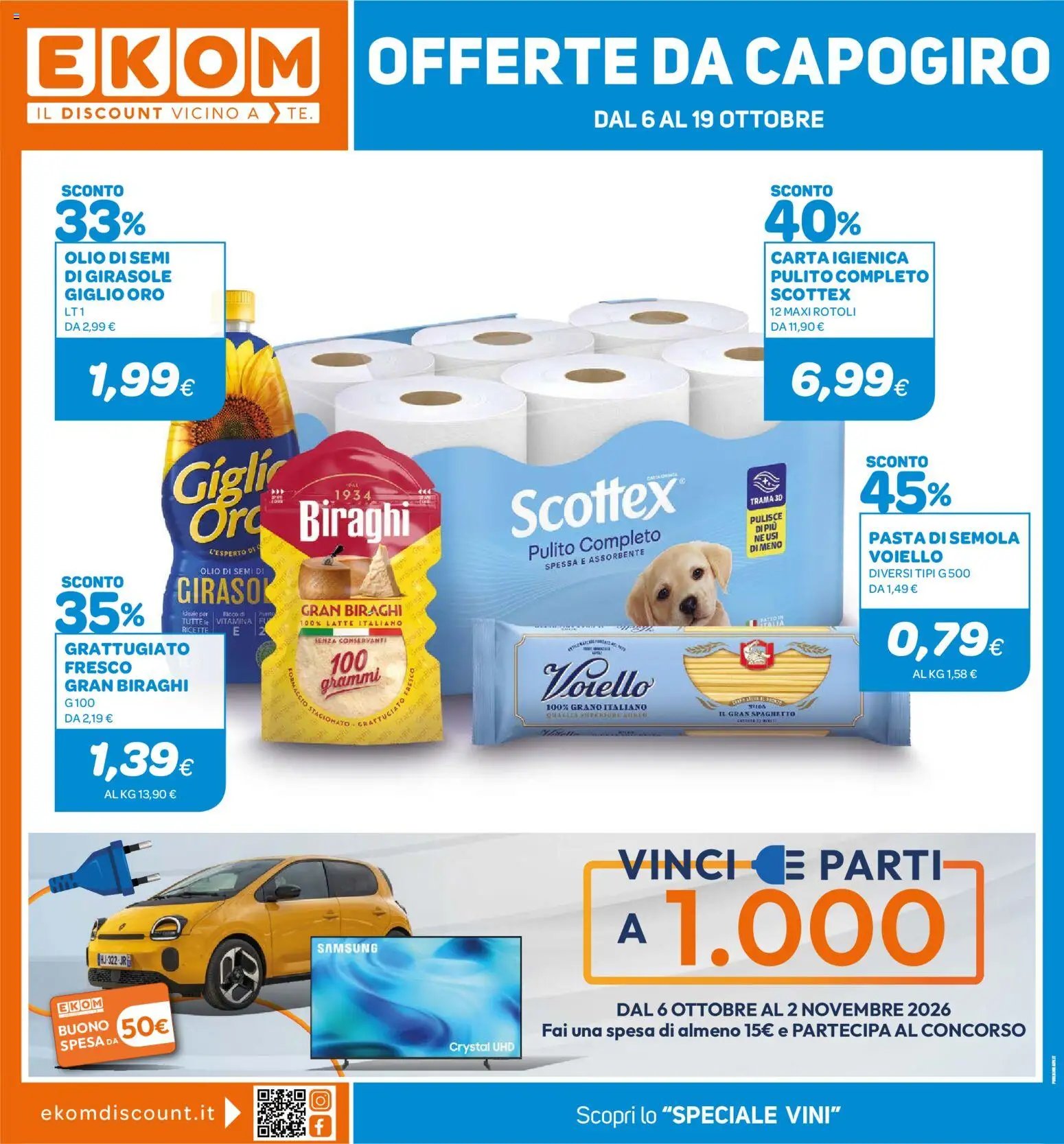 Ekom volantino dal 06/10/2026 Ekom volantino Toscana
