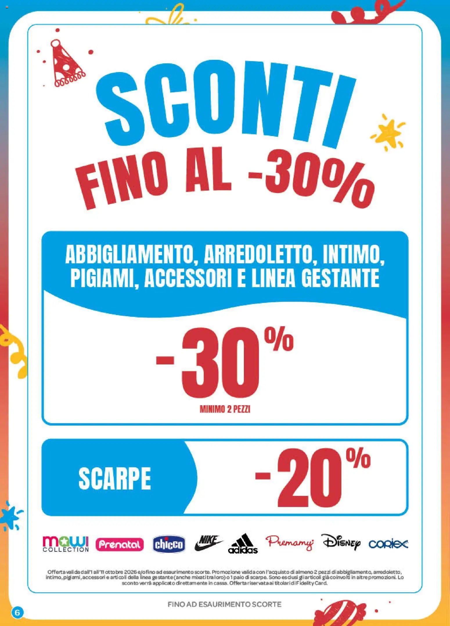 Bimbo store volantino dal 01/10/2026 Bimbo store volantino Maglie e Tricase