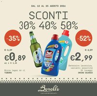Borello Supermercati volantino dal 12/08/2026 Borello Supermercati volantino