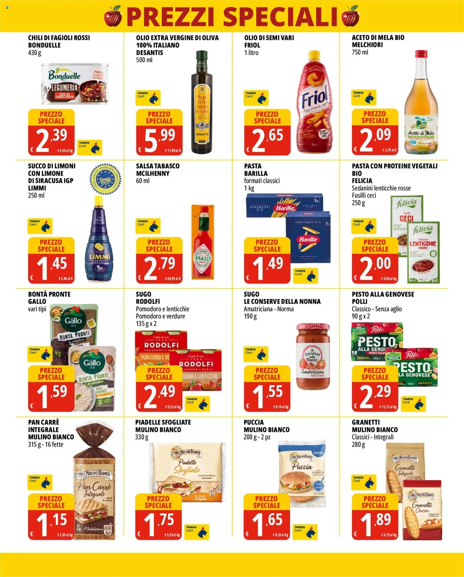 Tigros volantino dal 17/06/2026 Tigros volantino Prezzi Speciali