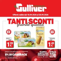 Gulliver volantino dal 18/09/2026 Gulliver volantino
