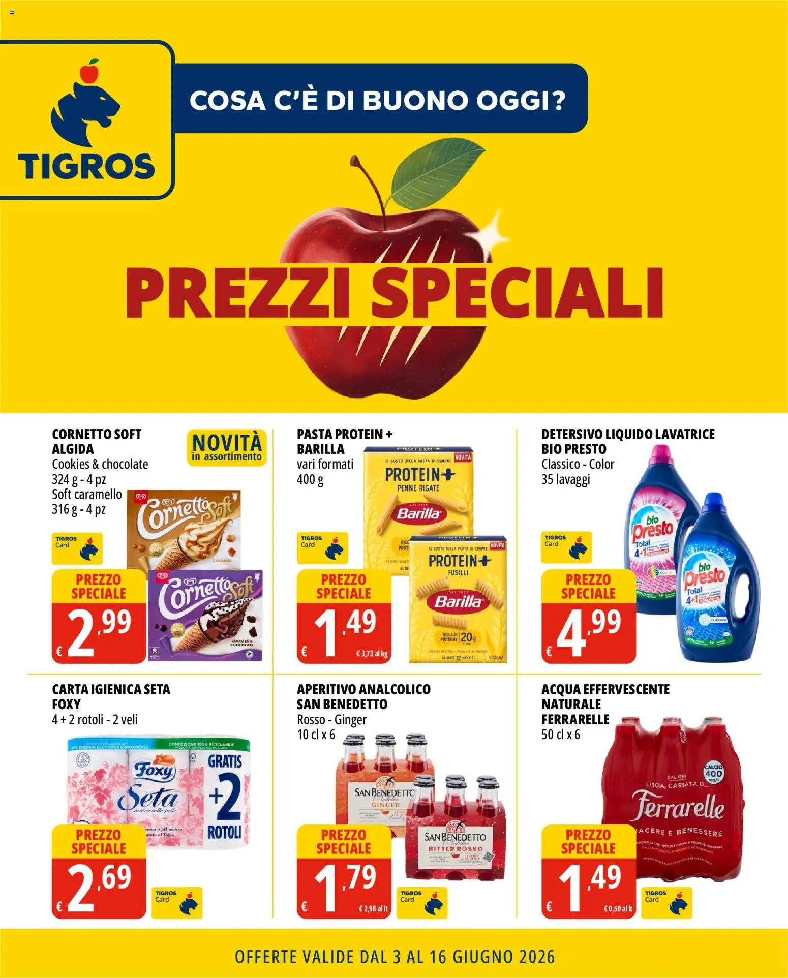 Tigros volantino dal 03/06/2026 Tigros volantino Prezzi Speciali