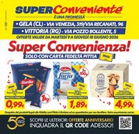 SuperConveniente volantino dal 09/06/2026 SuperConveniente volantino Gela, Vittoria