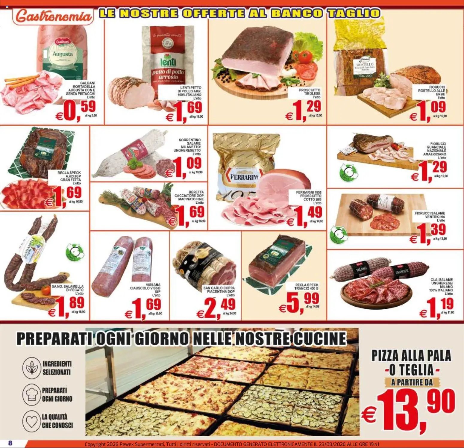 Pewex volantino dal 23/09/2026 Pewex volantino City Via XVII Olimpiade