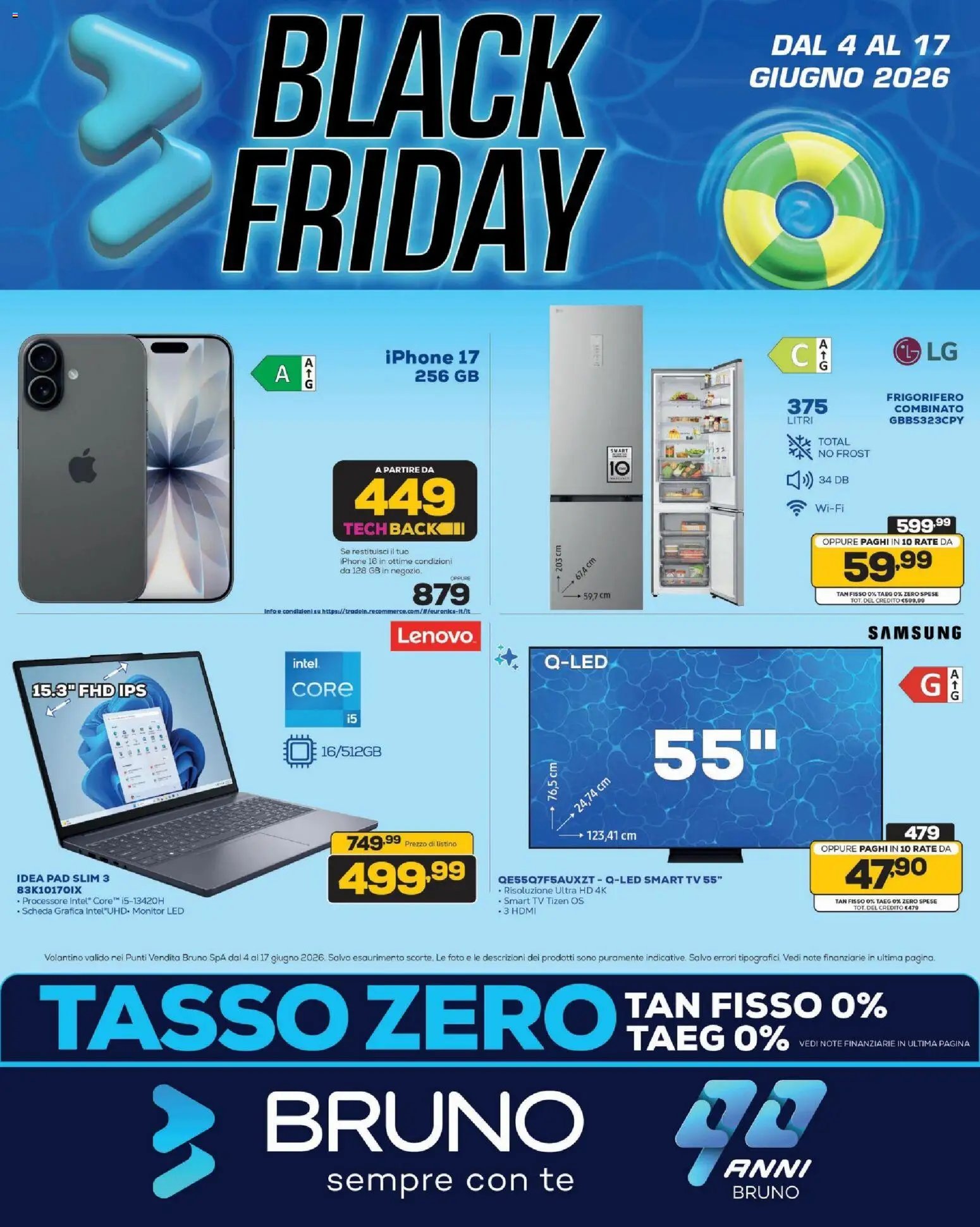 BRUNO volantino dal 04/06/2026 BRUNO volantino Black Friday