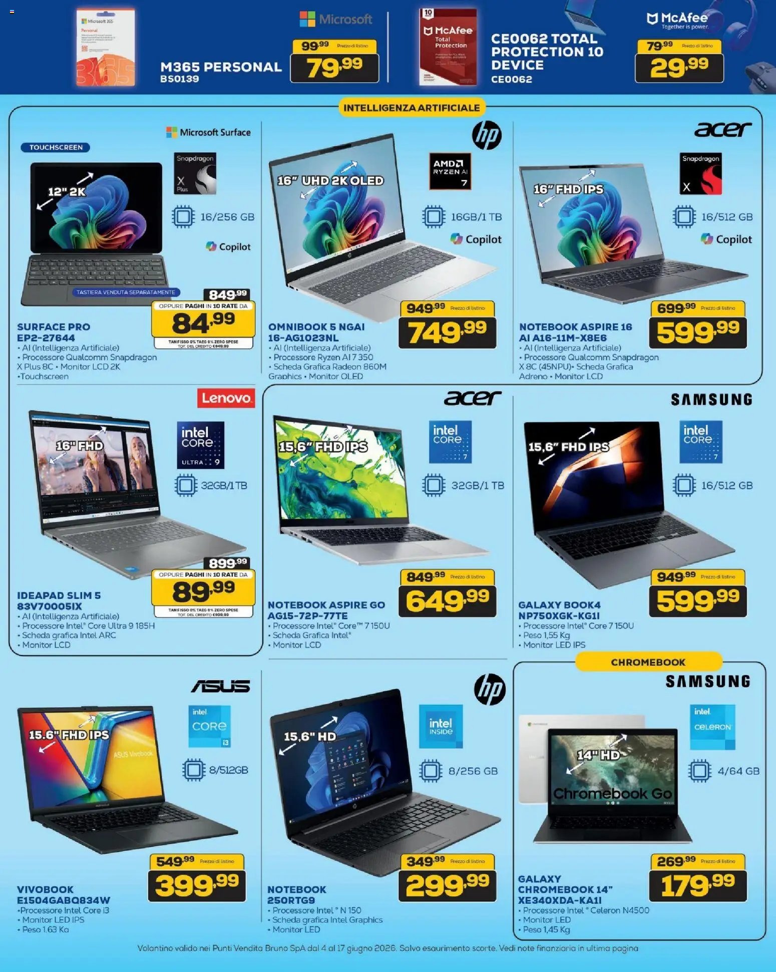BRUNO volantino dal 04/06/2026 BRUNO volantino Black Friday