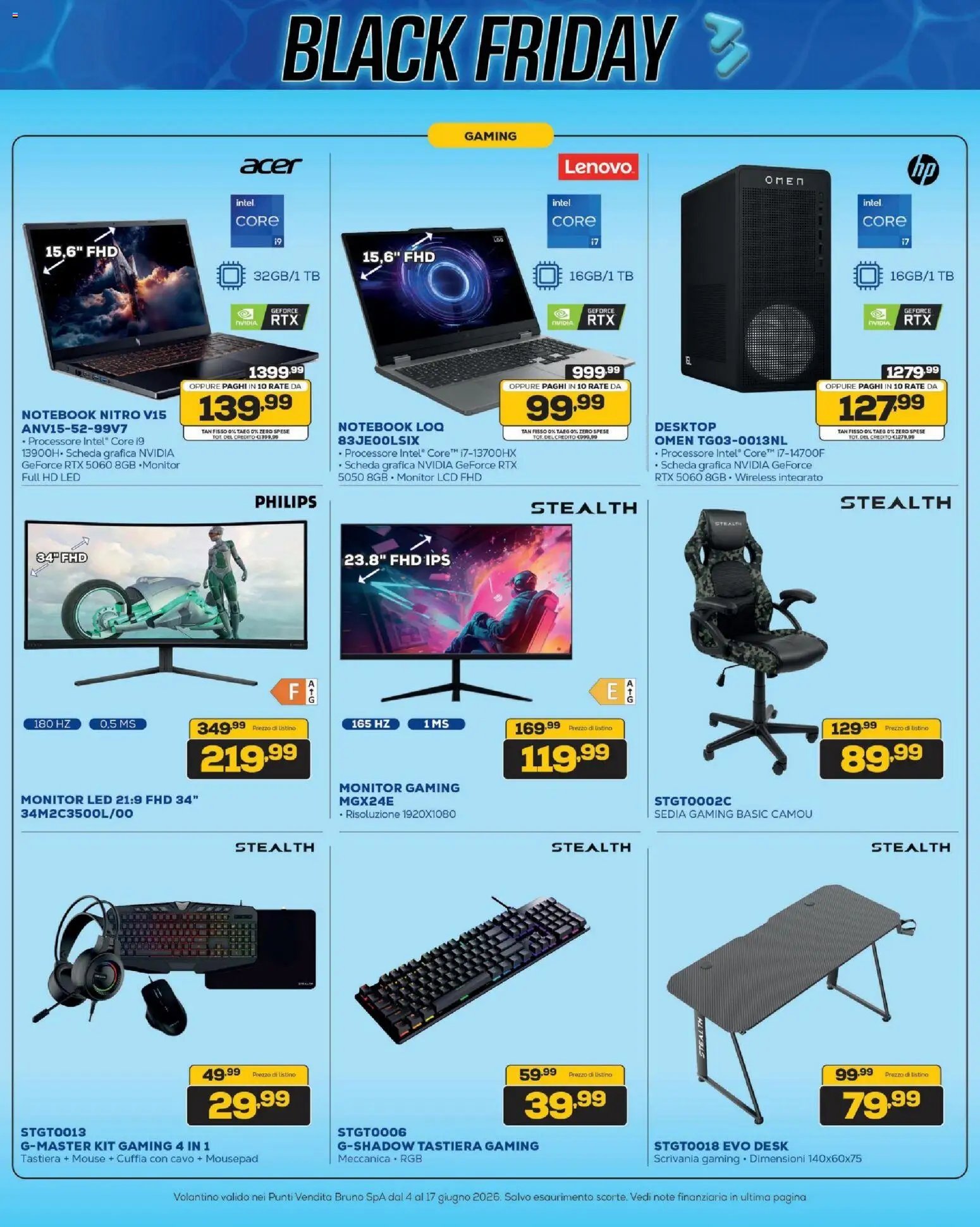 BRUNO volantino dal 04/06/2026 BRUNO volantino Black Friday