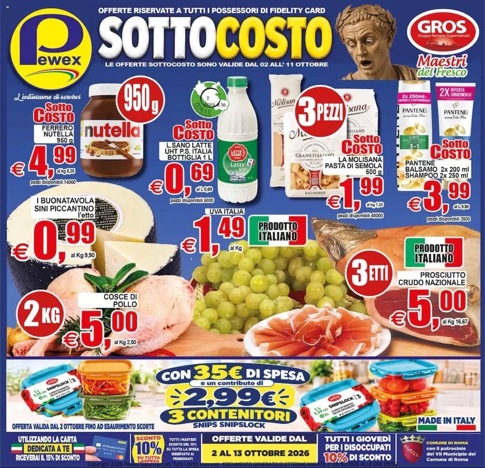 Pewex volantino dal 02/10/2026 Pewex volantino