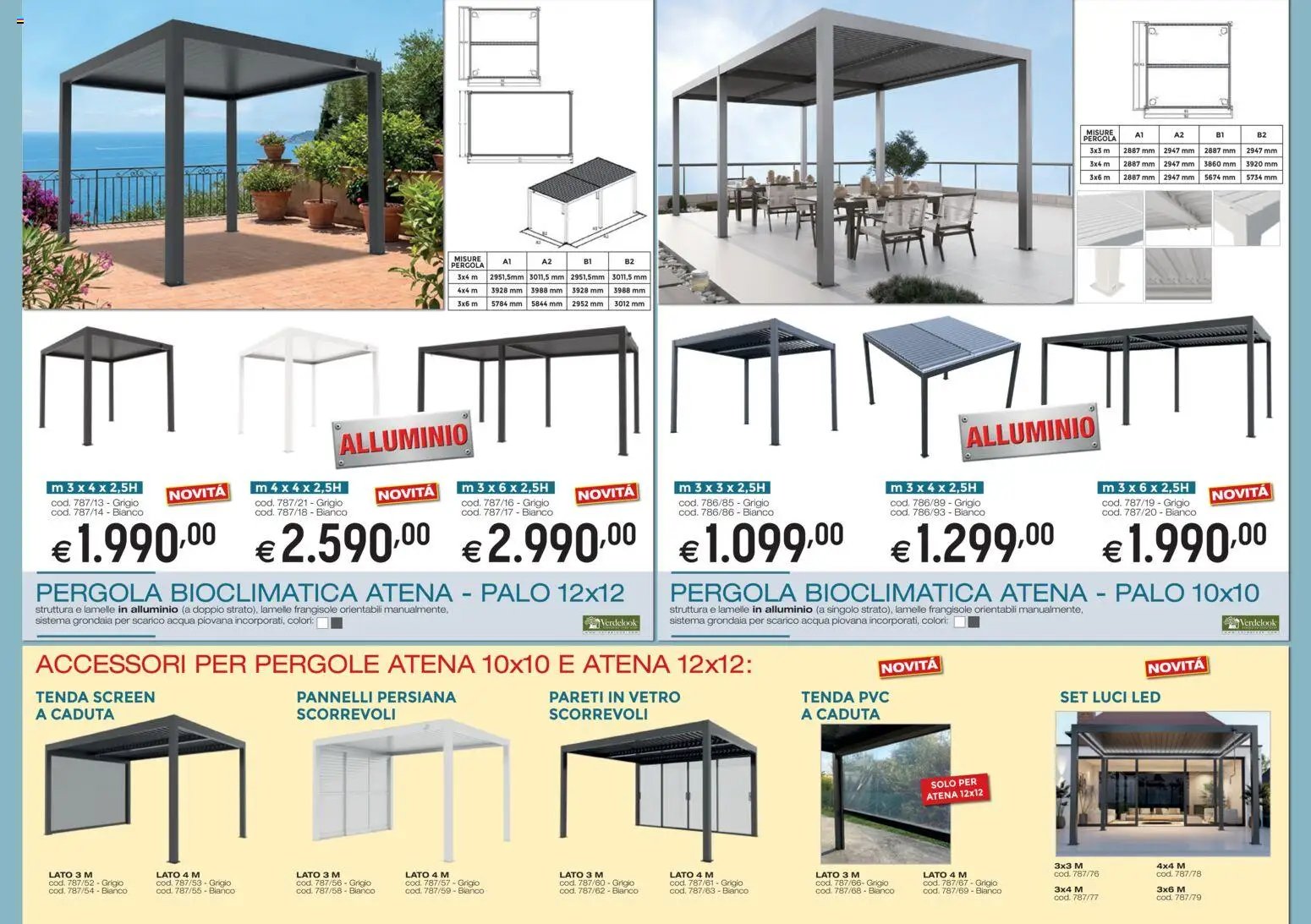 Brico OK volantino dal 05/03/2026 Brico OK volantino Ombrelloni, Gazebo, Tende da Sole