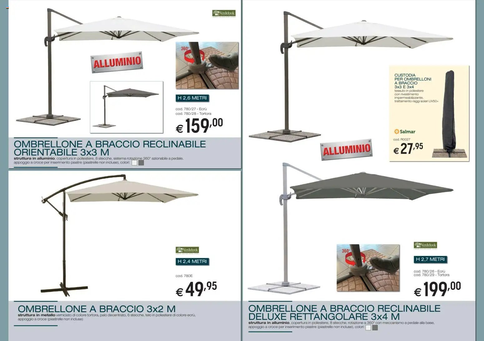 Brico OK volantino dal 05/03/2026 Brico OK volantino Ombrelloni, Gazebo, Tende da Sole