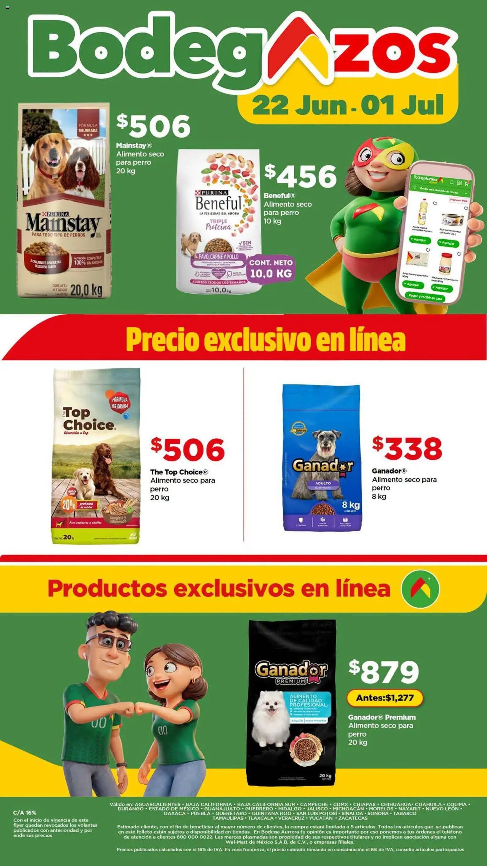 Bodega Aurrerá oferta desde 22/06/2026 Bodega Aurrerá folleto lleva tu despensa completa al precio más baj