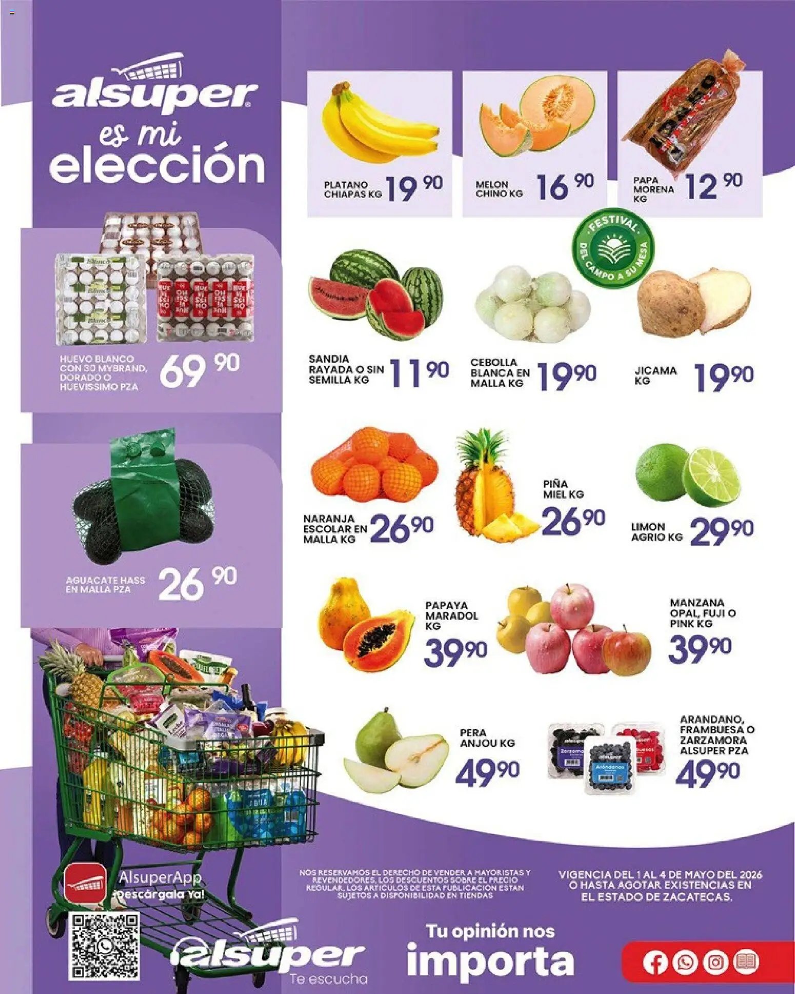 Alsuper oferta desde 01/05/2026 Alsuper folleto Calera (2026-05-01 - 2026-05-04)