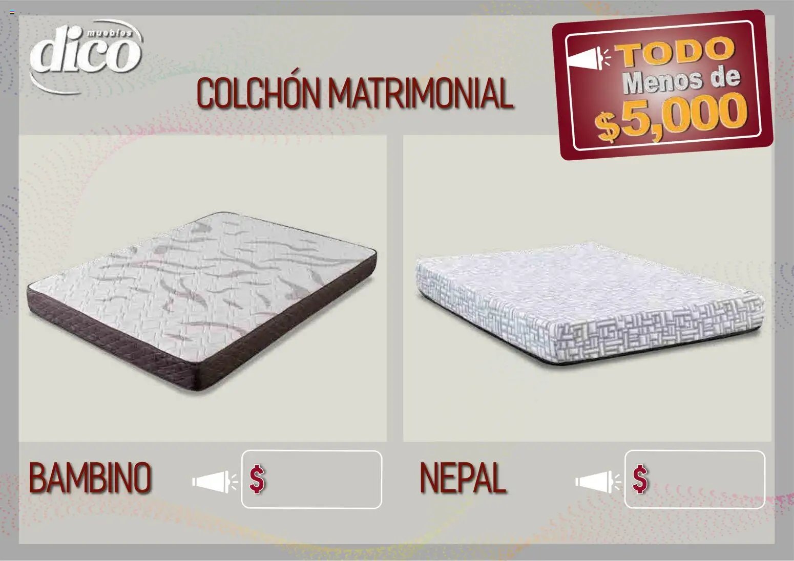 Muebles Dico oferta desde 09/04/2026 Muebles Dico catálogo Todo menos de 5000 Pacifico