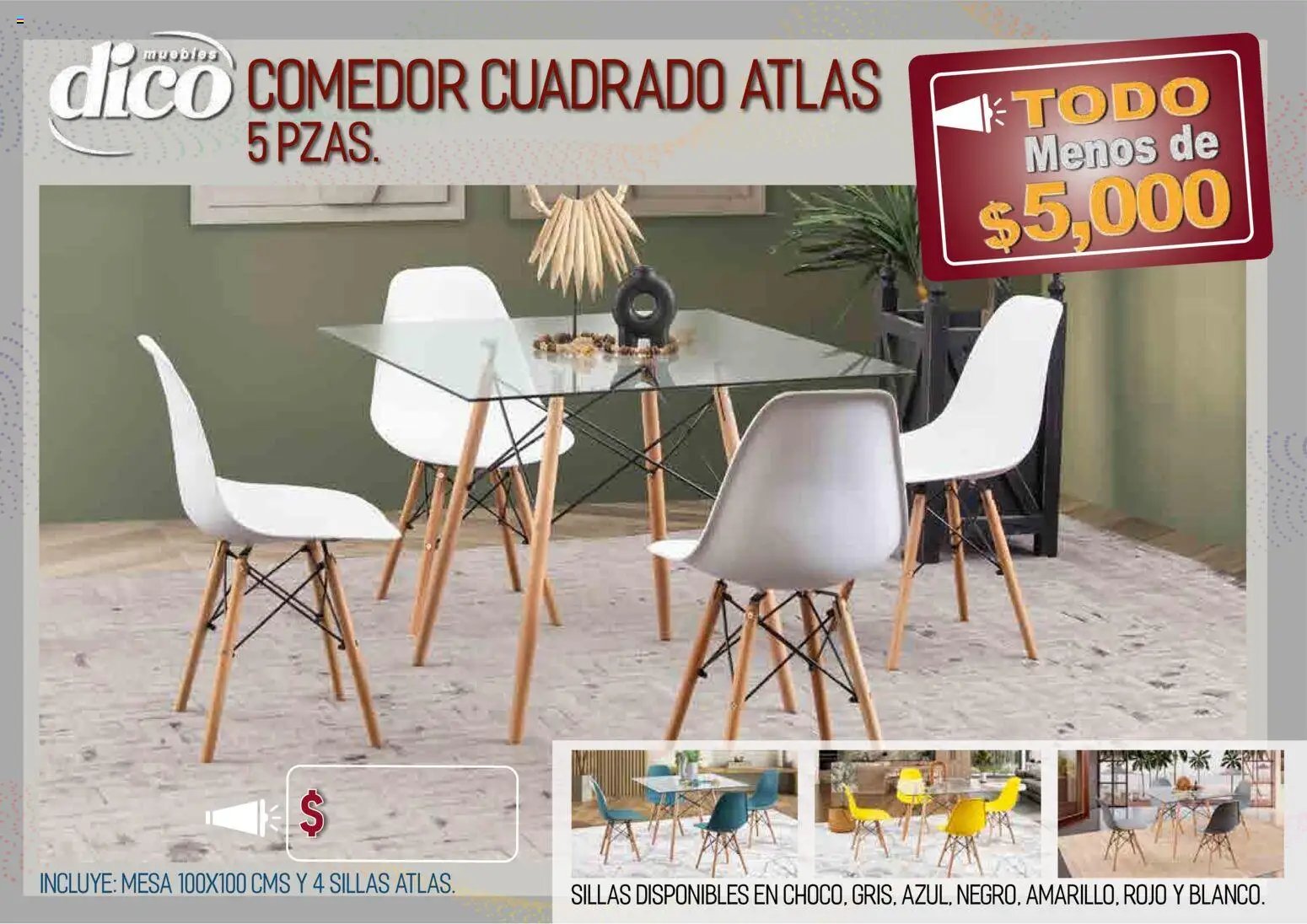 Muebles Dico oferta desde 09/04/2026 Muebles Dico catálogo Todo menos de 5000 Pacifico