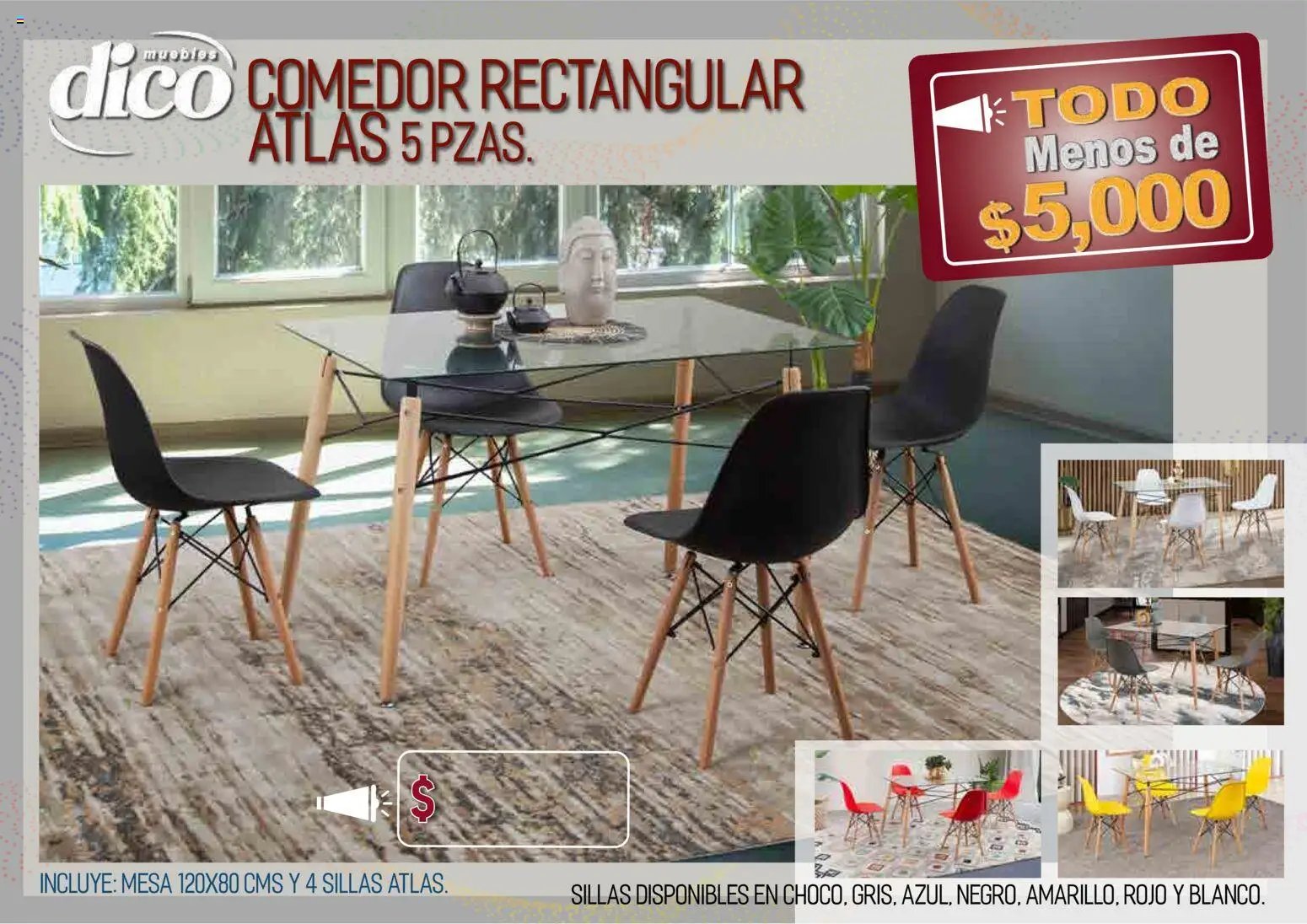 Muebles Dico oferta desde 09/04/2026 Muebles Dico catálogo Todo menos de 5000 Pacifico
