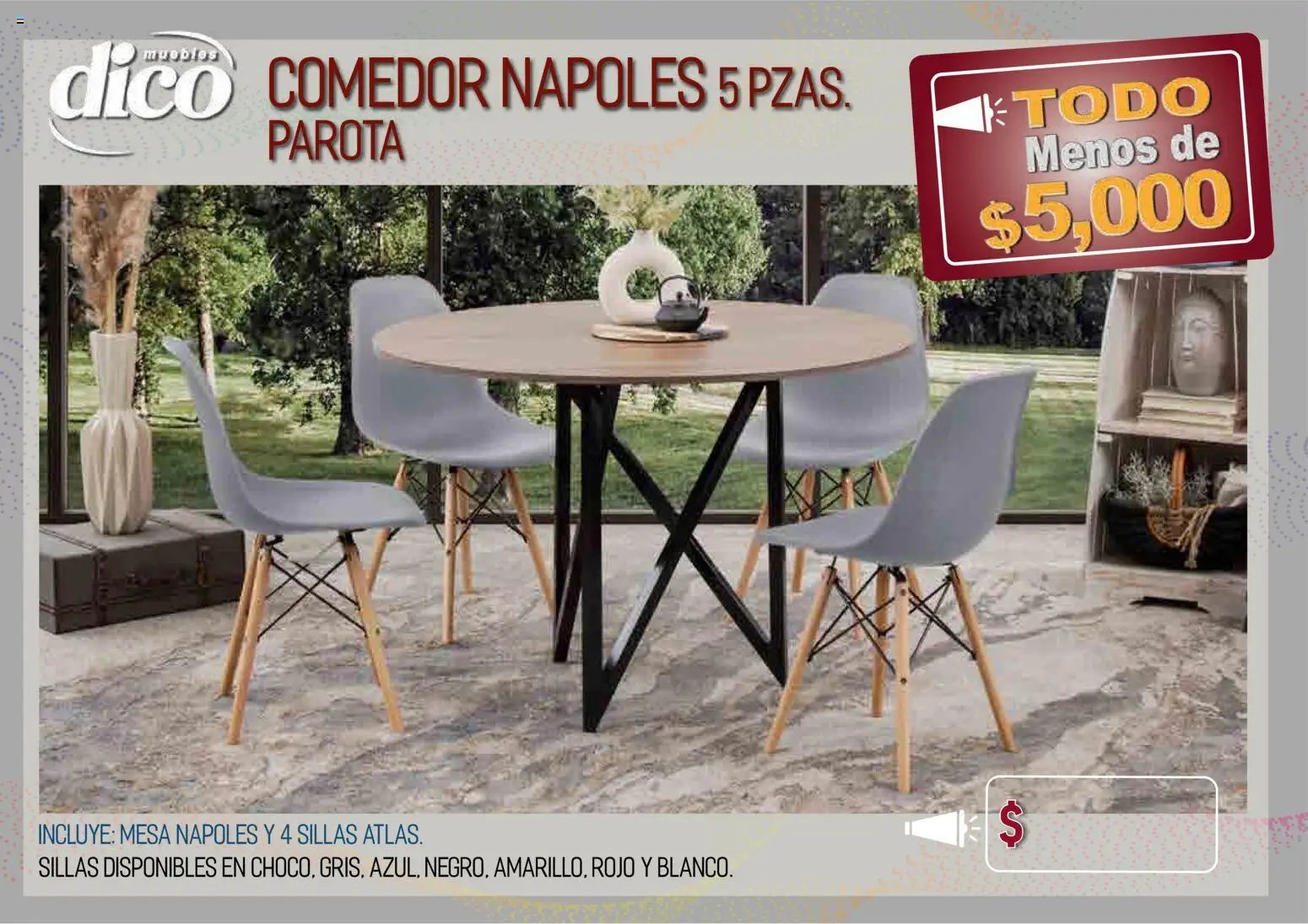 Muebles Dico oferta desde 09/04/2026 Muebles Dico catálogo Todo menos de 5000 Pacifico