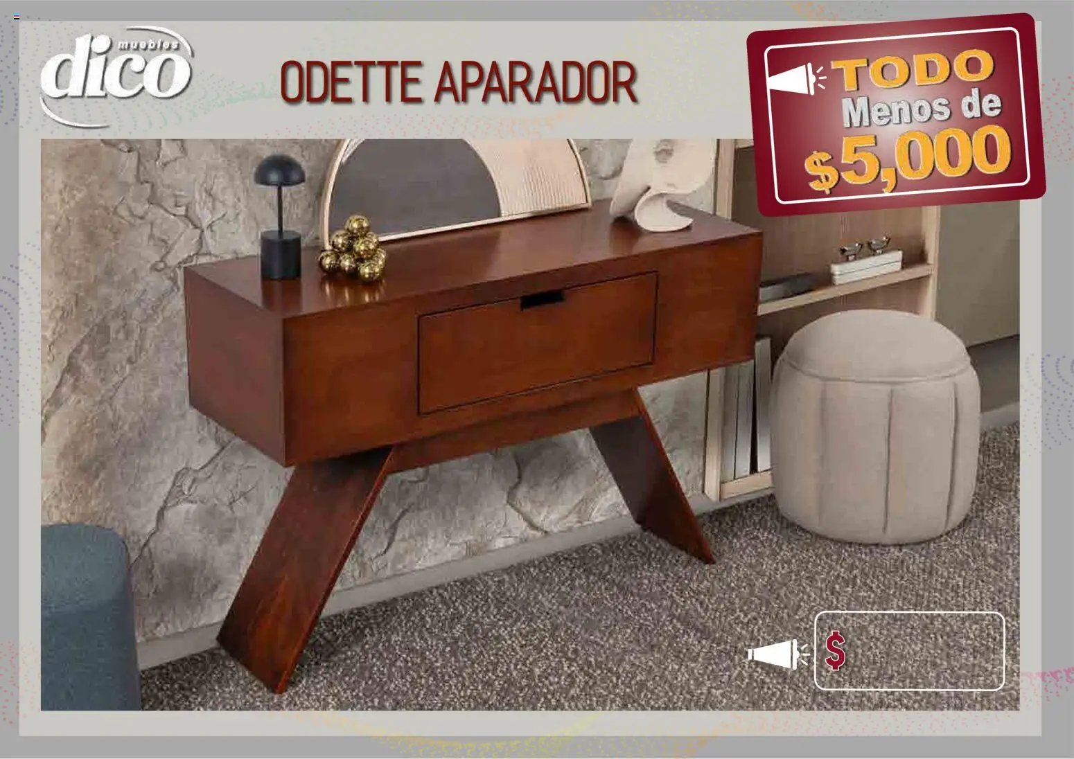 Muebles Dico oferta desde 09/04/2026 Muebles Dico catálogo Todo menos de 5000 Pacifico
