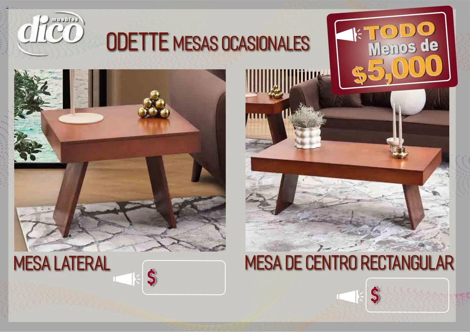 Muebles Dico oferta desde 09/04/2026 Muebles Dico catálogo Todo menos de 5000 Pacifico