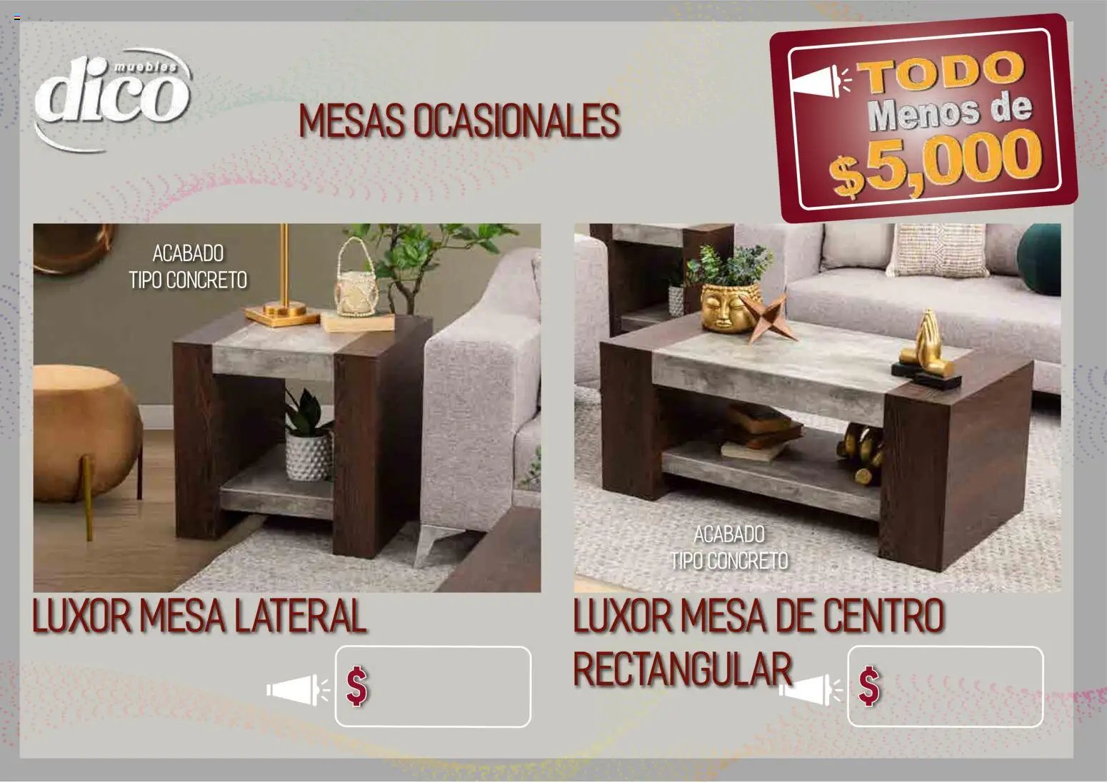 Muebles Dico oferta desde 09/04/2026 Muebles Dico catálogo Todo menos de 5000 Pacifico