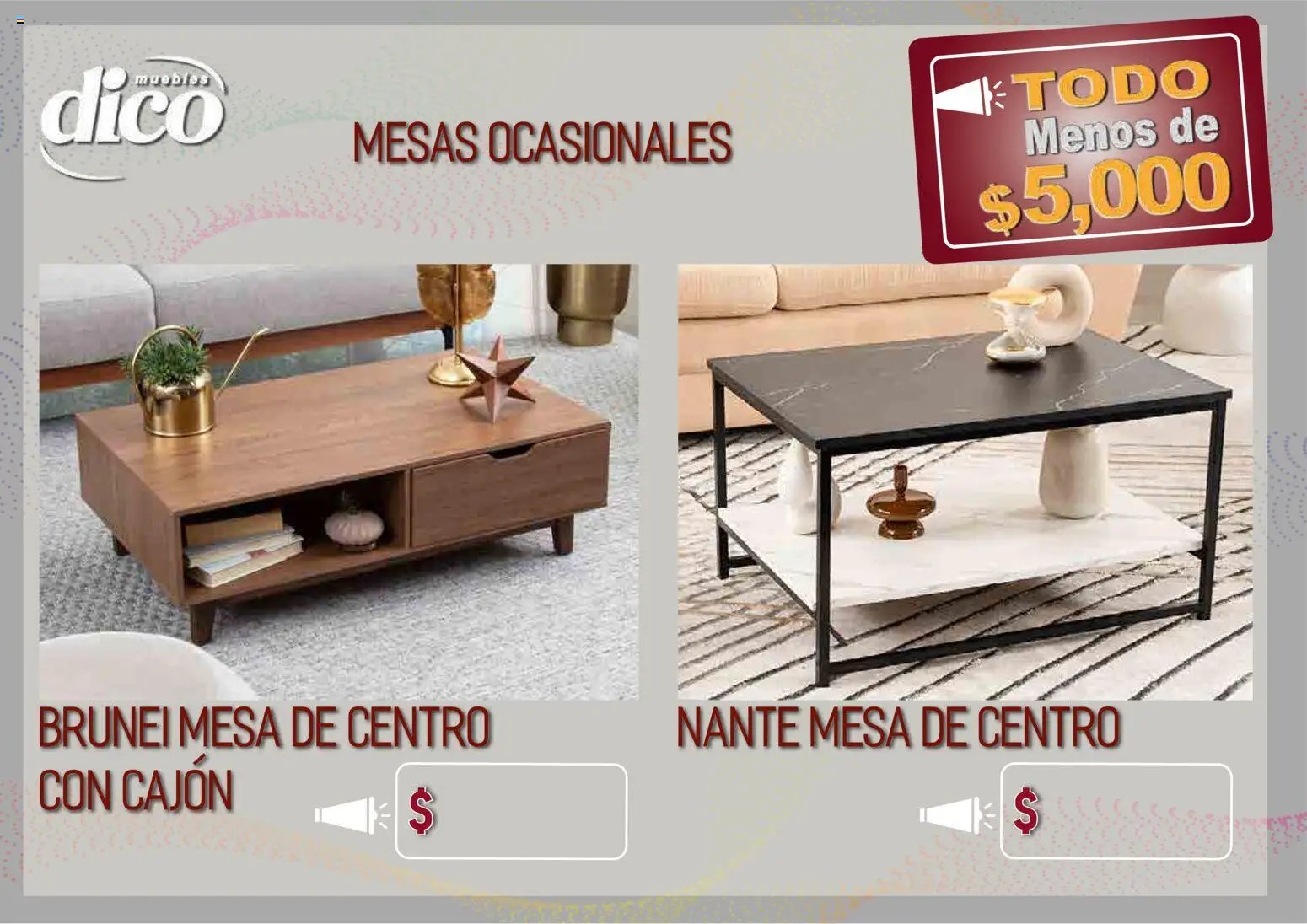 Muebles Dico oferta desde 09/04/2026 Muebles Dico catálogo Todo menos de 5000 Pacifico