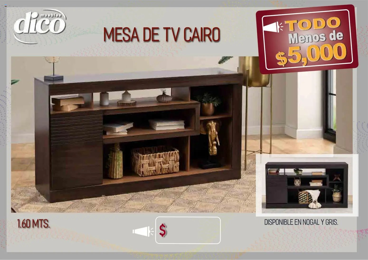 Muebles Dico oferta desde 09/04/2026 Muebles Dico catálogo Todo menos de 5000 Pacifico
