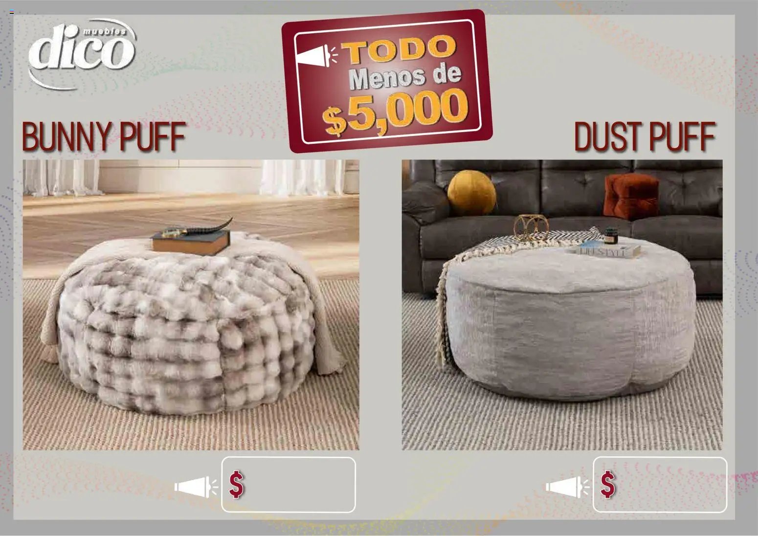 Muebles Dico oferta desde 09/04/2026 Muebles Dico catálogo Todo menos de 5000 Pacifico