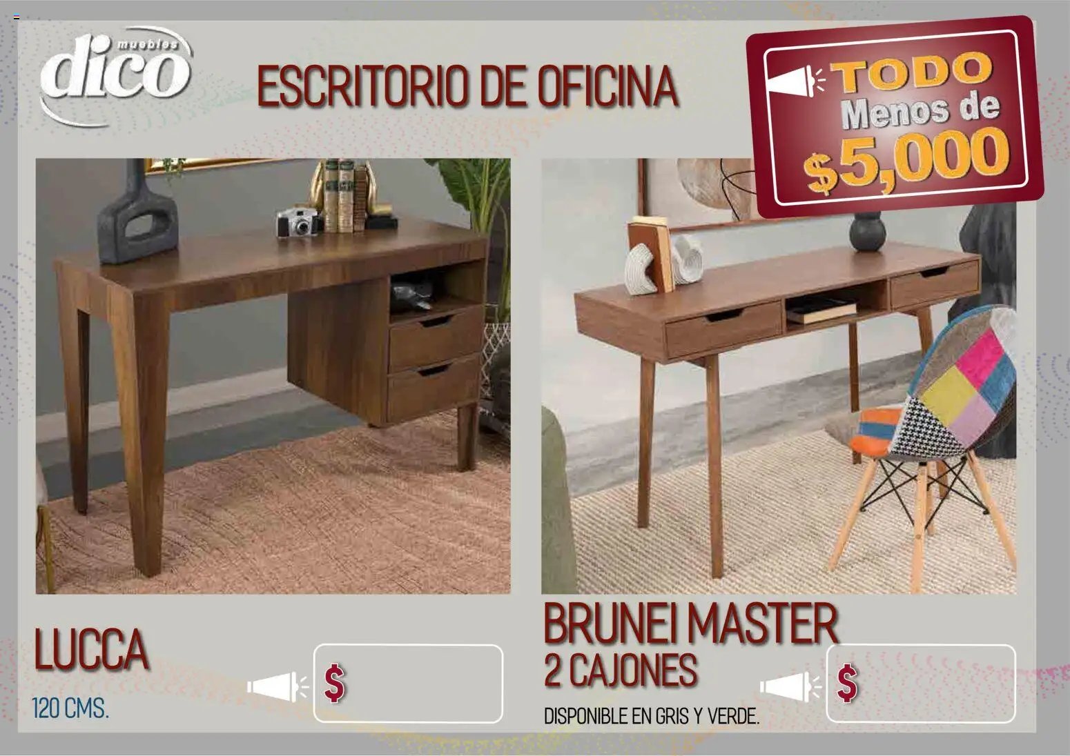 Muebles Dico oferta desde 09/04/2026 Muebles Dico catálogo Todo menos de 5000 Pacifico