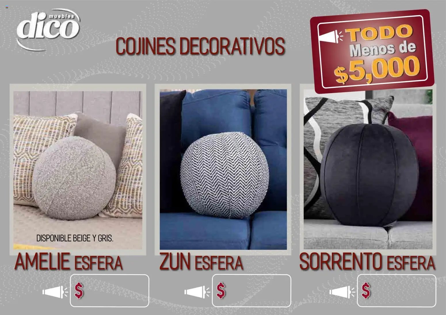 Muebles Dico oferta desde 09/04/2026 Muebles Dico catálogo Todo menos de 5000 Pacifico