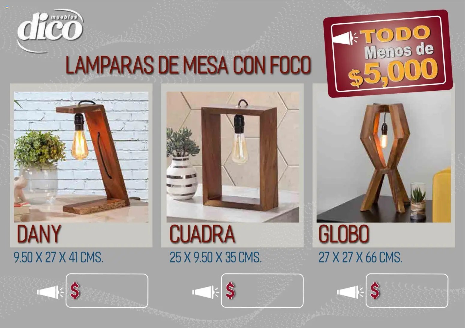 Muebles Dico oferta desde 09/04/2026 Muebles Dico catálogo Todo menos de 5000 Pacifico