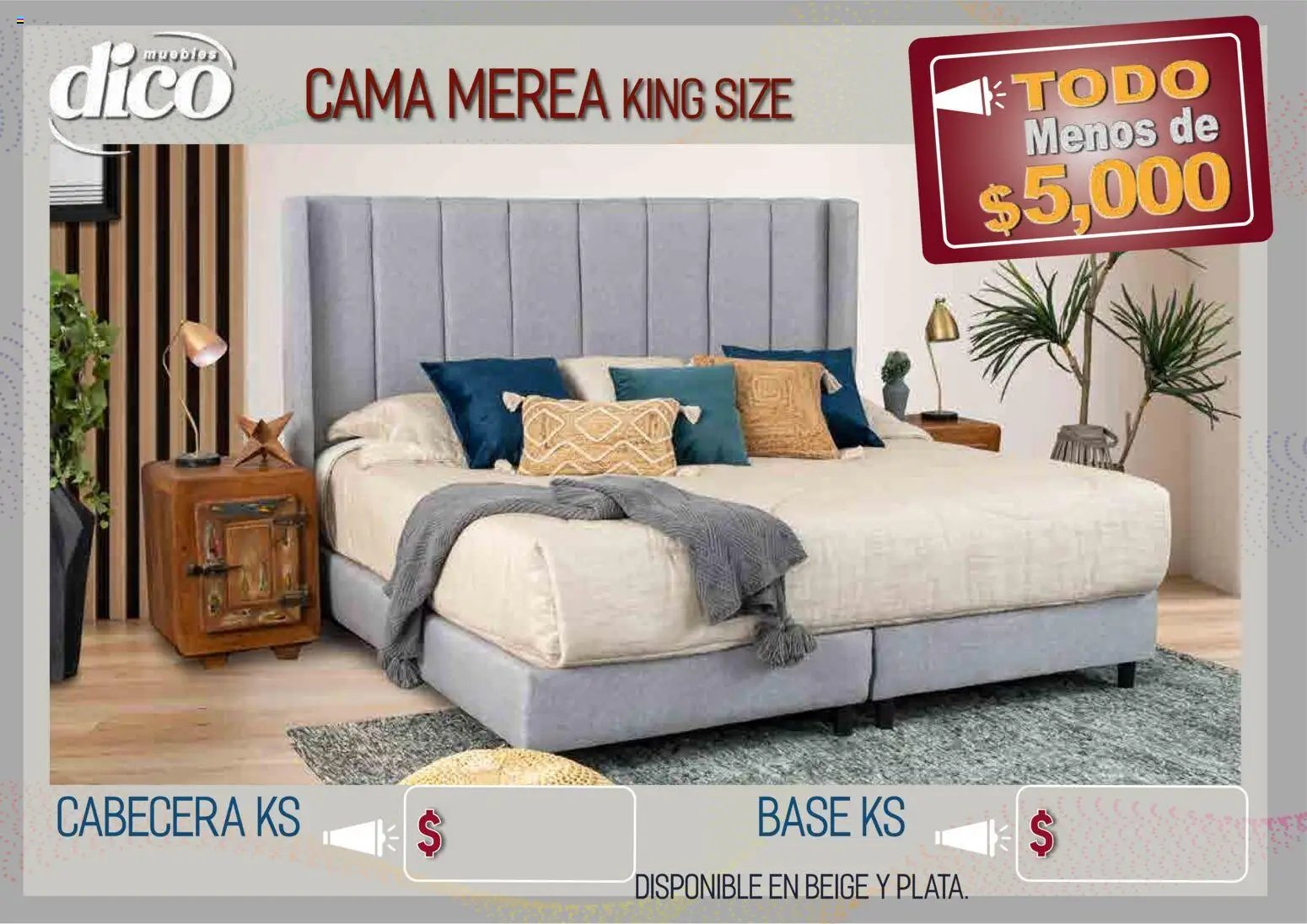 Muebles Dico oferta desde 09/04/2026 Muebles Dico catálogo Todo menos de 5000 Pacifico