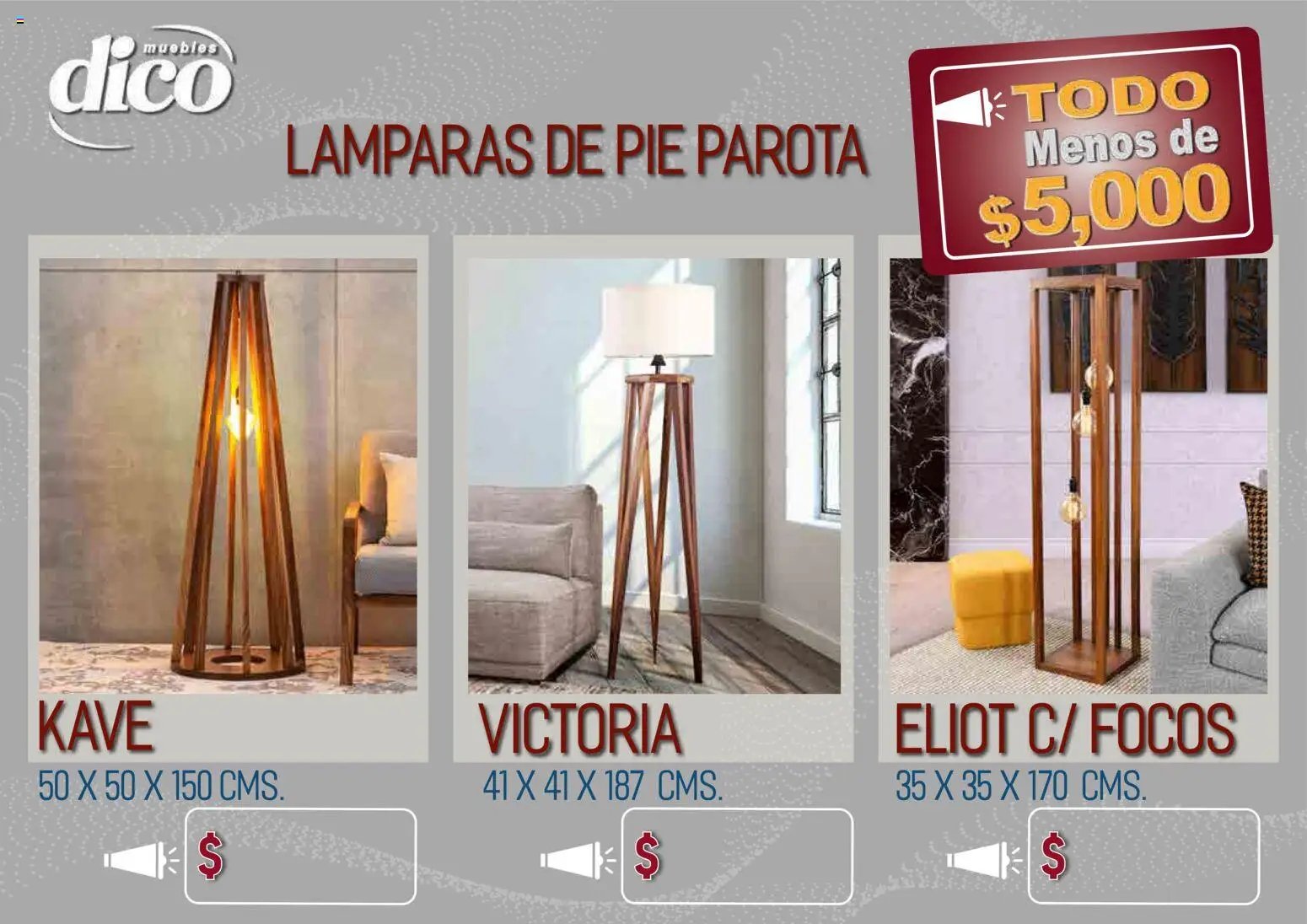 Muebles Dico oferta desde 09/04/2026 Muebles Dico catálogo Todo menos de 5000 Pacifico