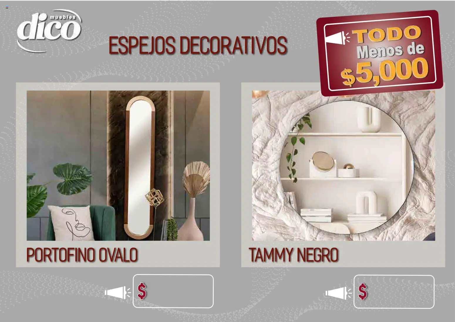 Muebles Dico oferta desde 09/04/2026 Muebles Dico catálogo Todo menos de 5000 Pacifico