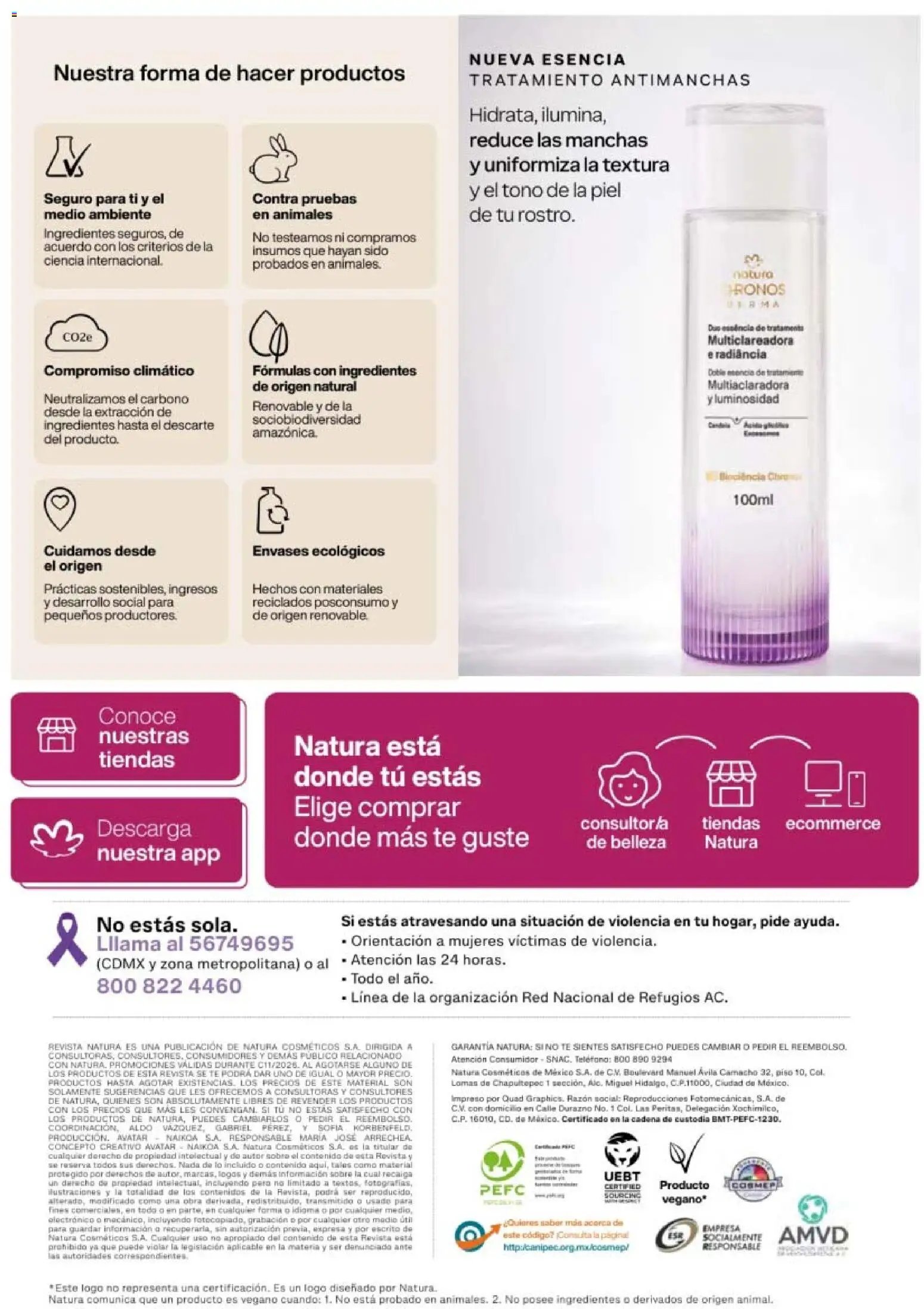 Natura oferta desde 10/07/2026 Natura campaña 11 2026