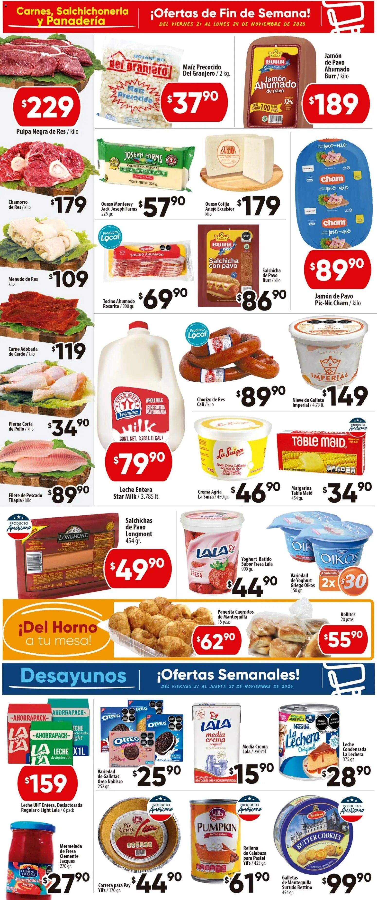 Calimax oferta desde 21/11/2025 Folleto Mexicali y SLRC (2025-11-21 - 2025-11-24)