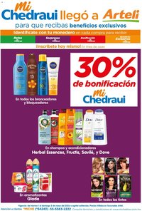 Arteli oferta desde 01/05/2026 Arteli folleto Mi Chedraui bonificación (2026-05-01 - 2026-05-03)