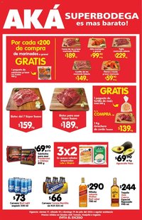 Arteli oferta desde 17/07/2026 Arteli folleto Carnita Asada Aká Superbodegas Foraneas