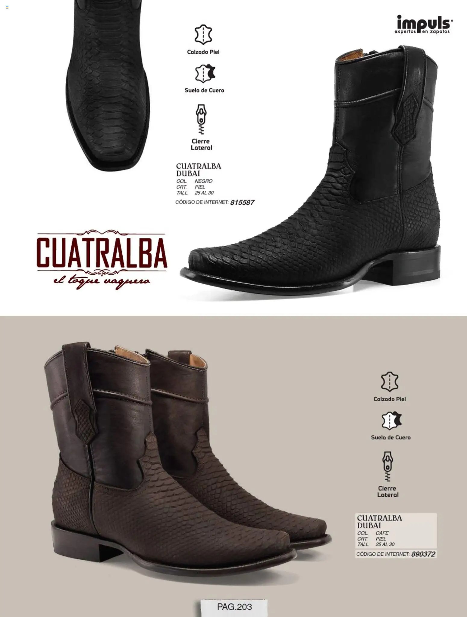 Impuls oferta desde 01/07/2026 Impuls catálogo Caballero