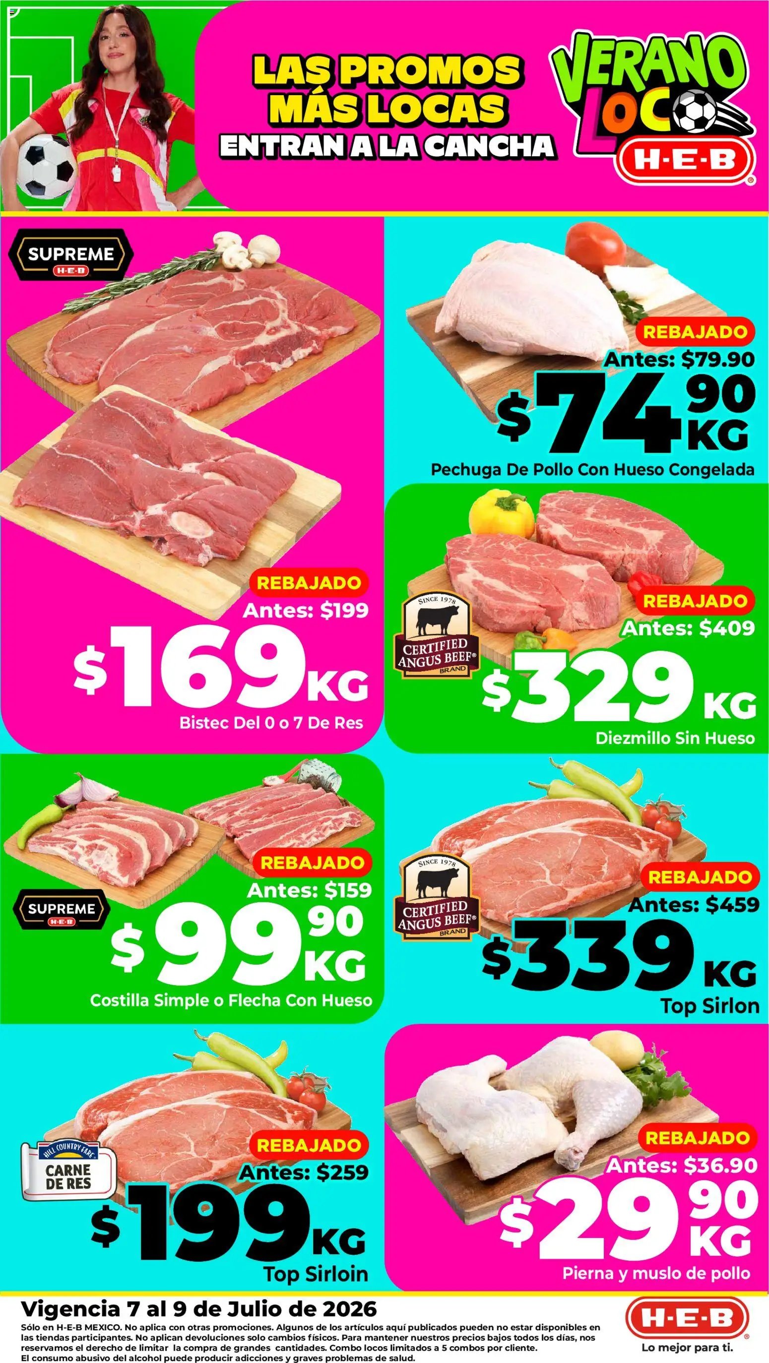 H-E-B oferta desde 07/07/2026 H-E-B folleto Las promos más locas