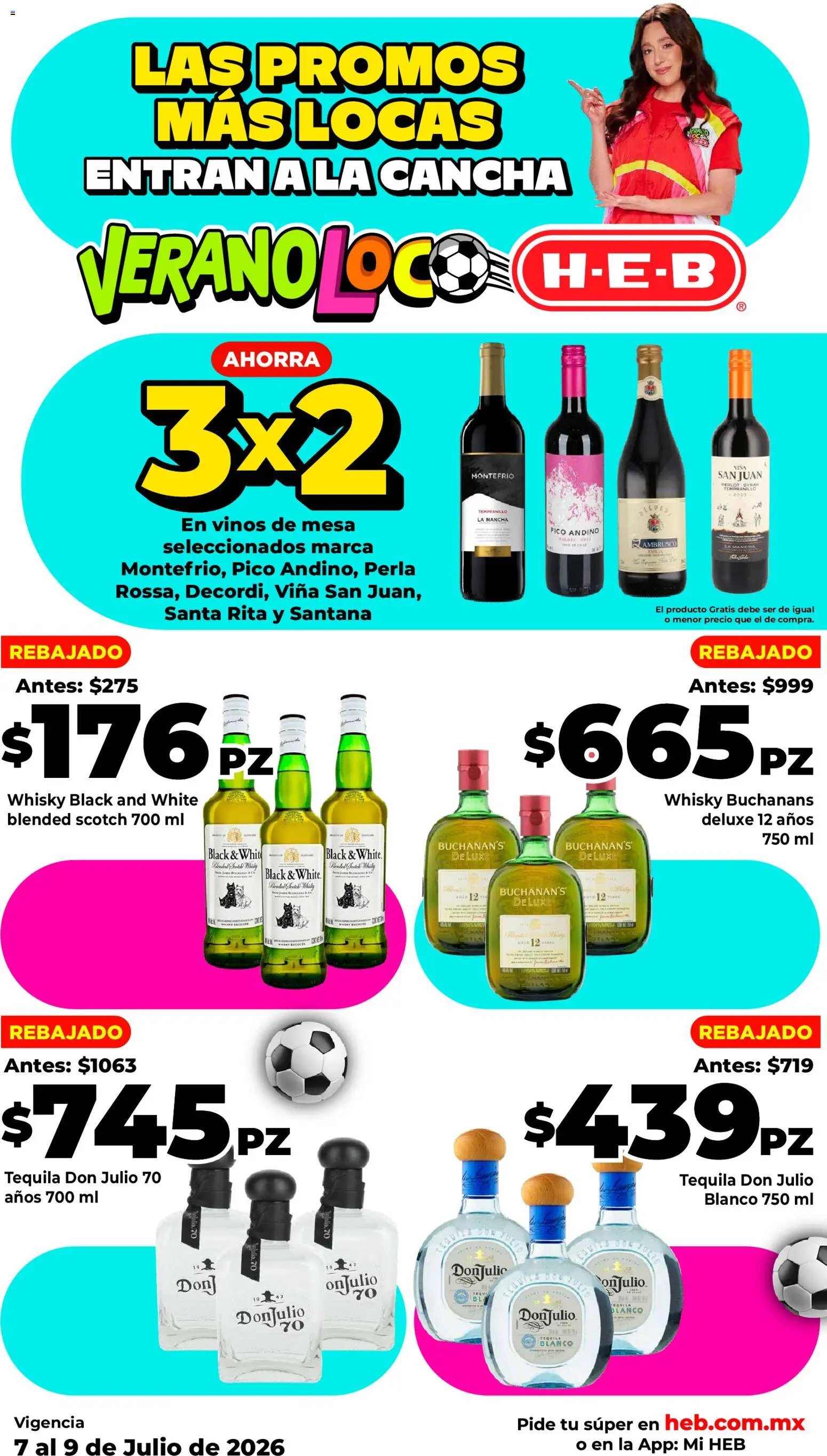 H-E-B oferta desde 07/07/2026 H-E-B folleto Las promos más locas