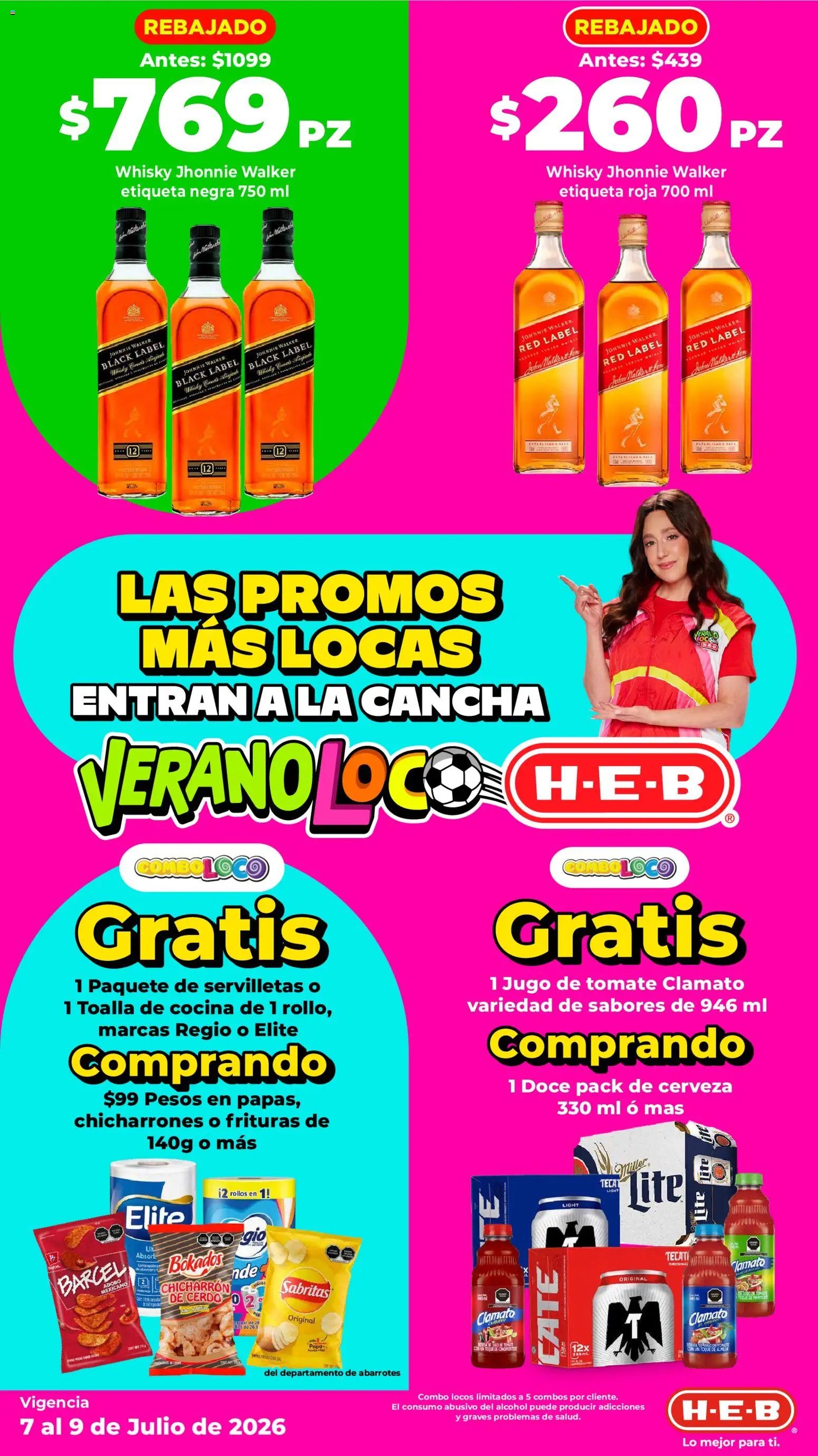 H-E-B oferta desde 07/07/2026 H-E-B folleto Las promos más locas